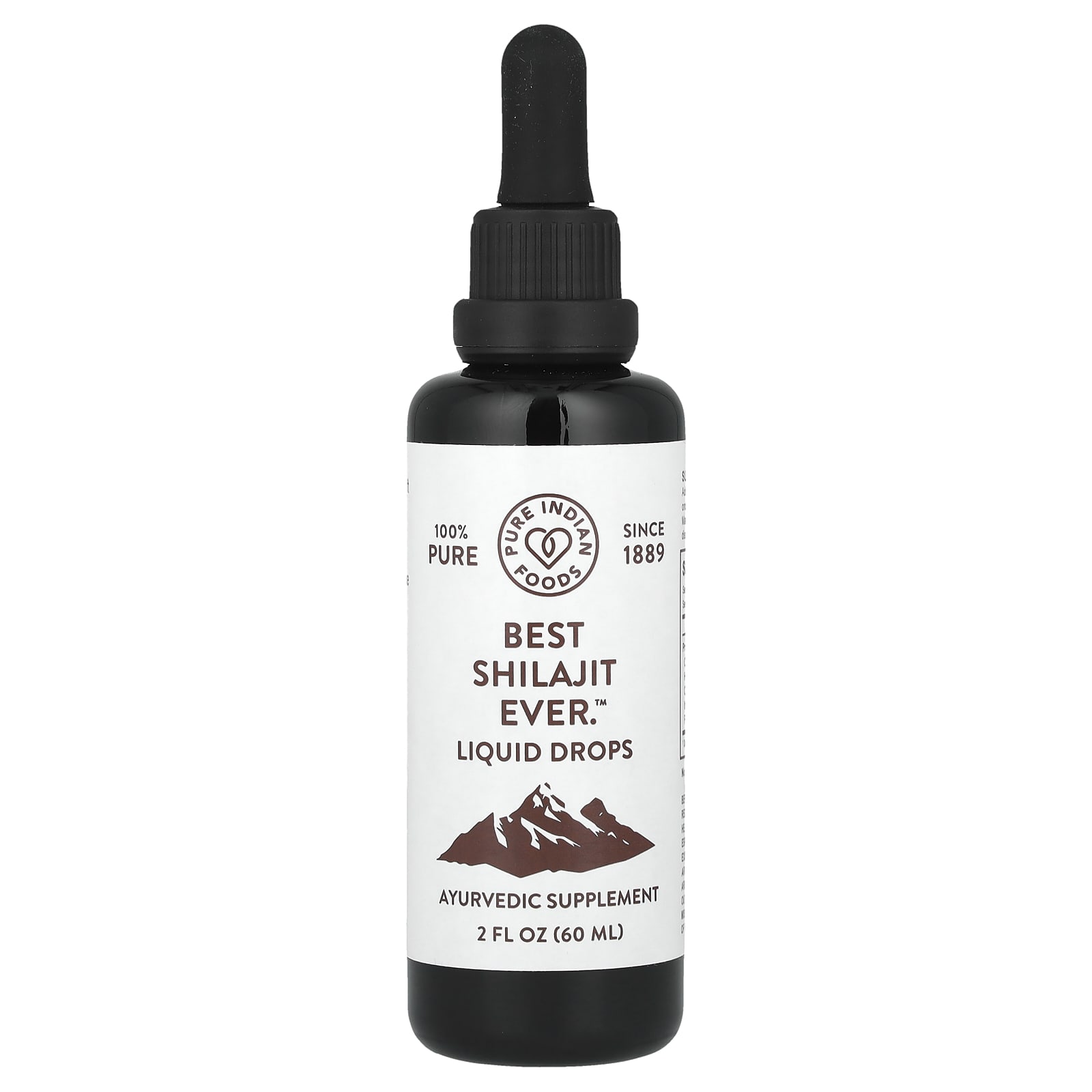 Pure Indian Foods, Best Shilajit Ever ™, жидкие капли, 60 мл (2 жидк. Унции)