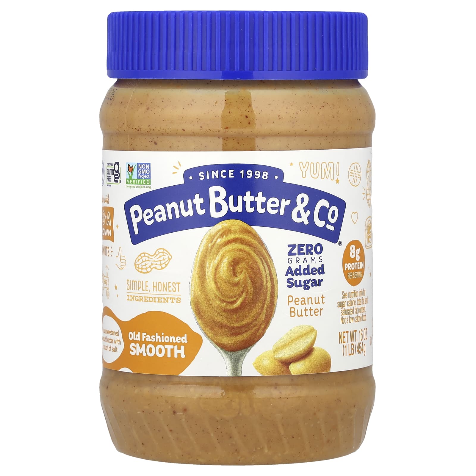 Peanut Butter - Co., Арахисовая паста, Нежная, как раньше, 454 г (16 унций)