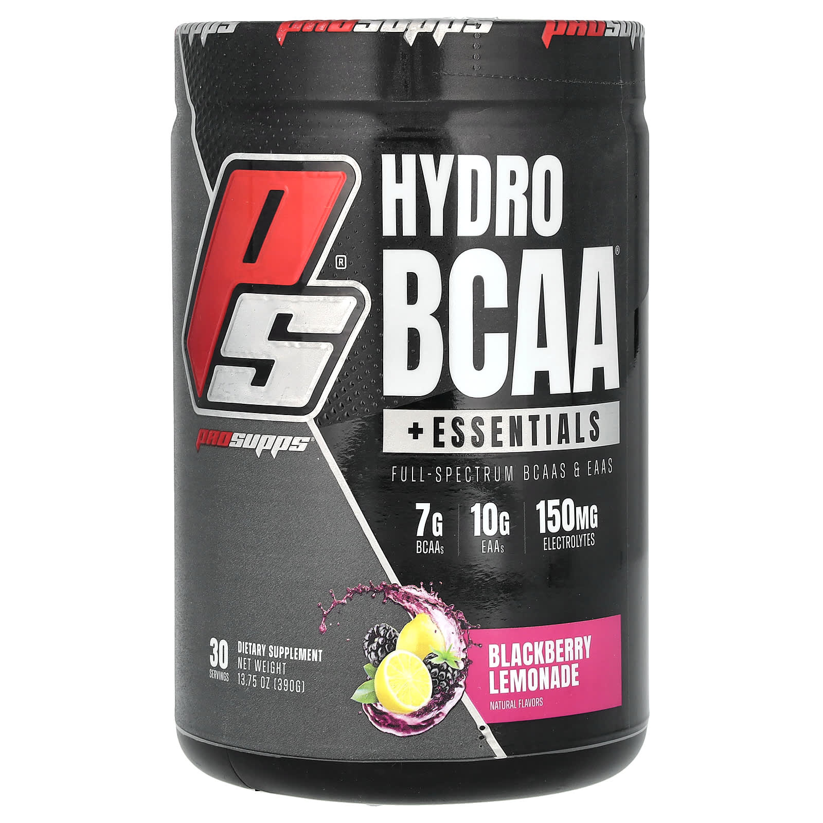 ProSupps Hydro BCAA  основные питательные вещества ежевичный лимонад 390 г 1375 унции 5890₽