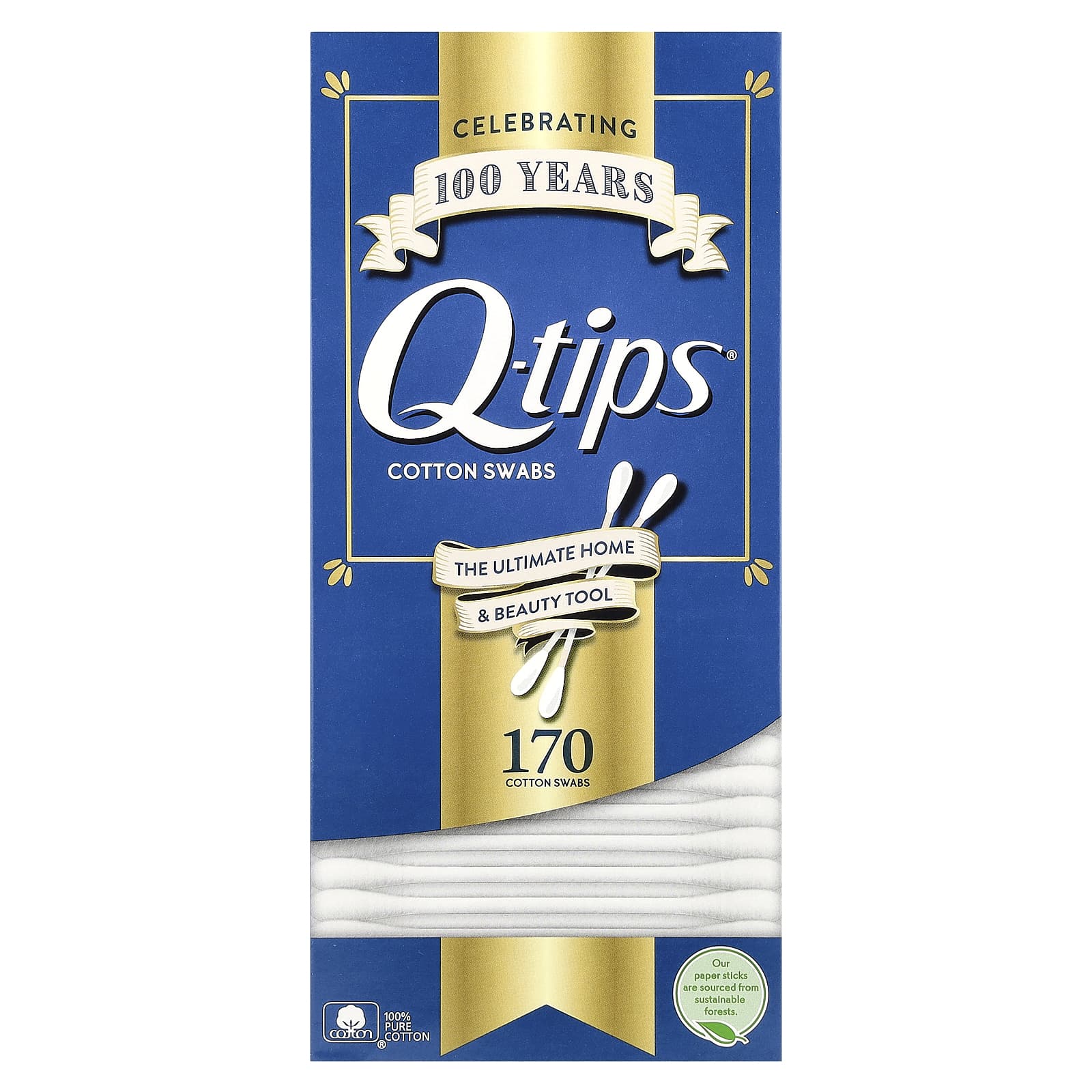 Q-tips, Ватные палочки, 170 тампонов