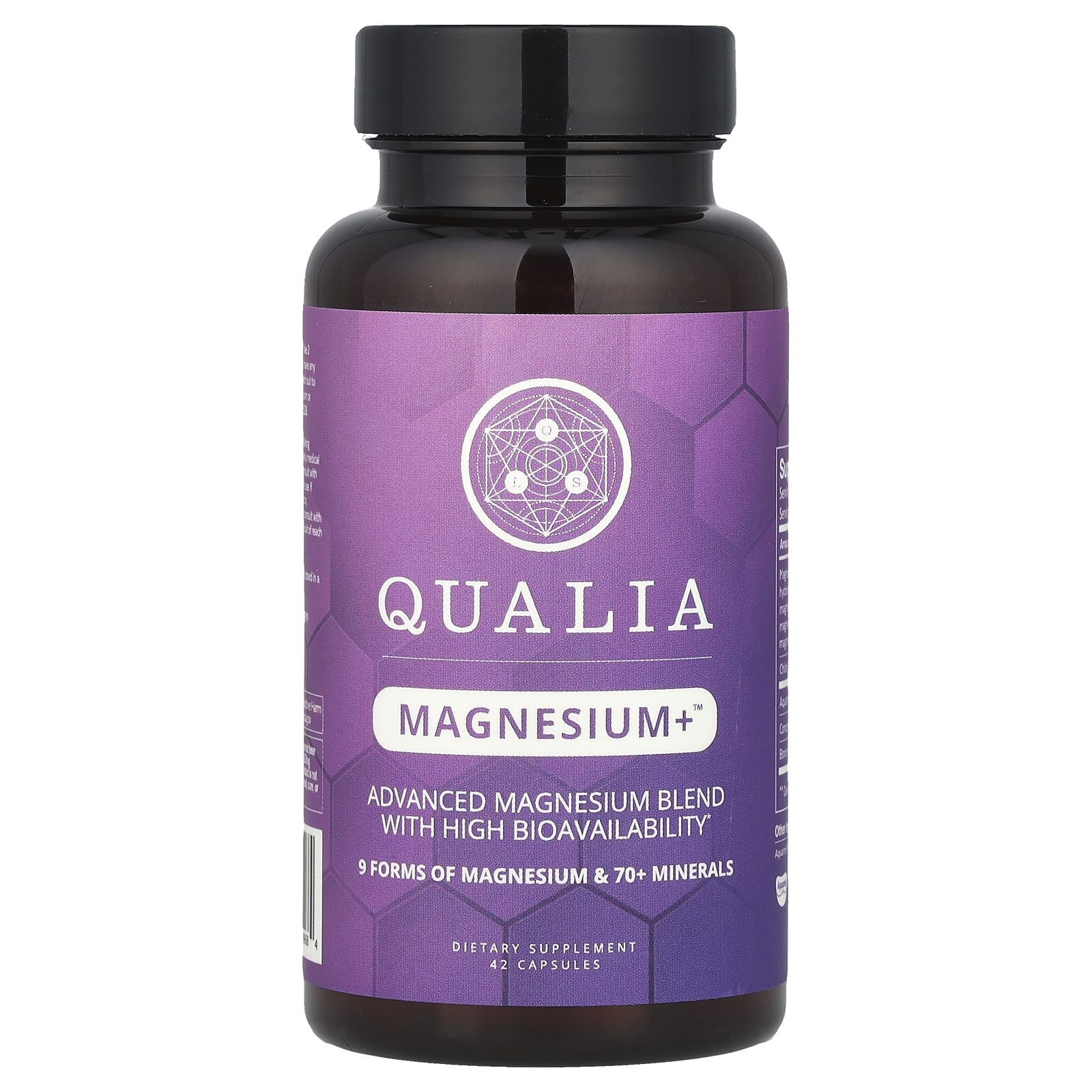 Qualia, Magnesium + ™, 42 капсулы