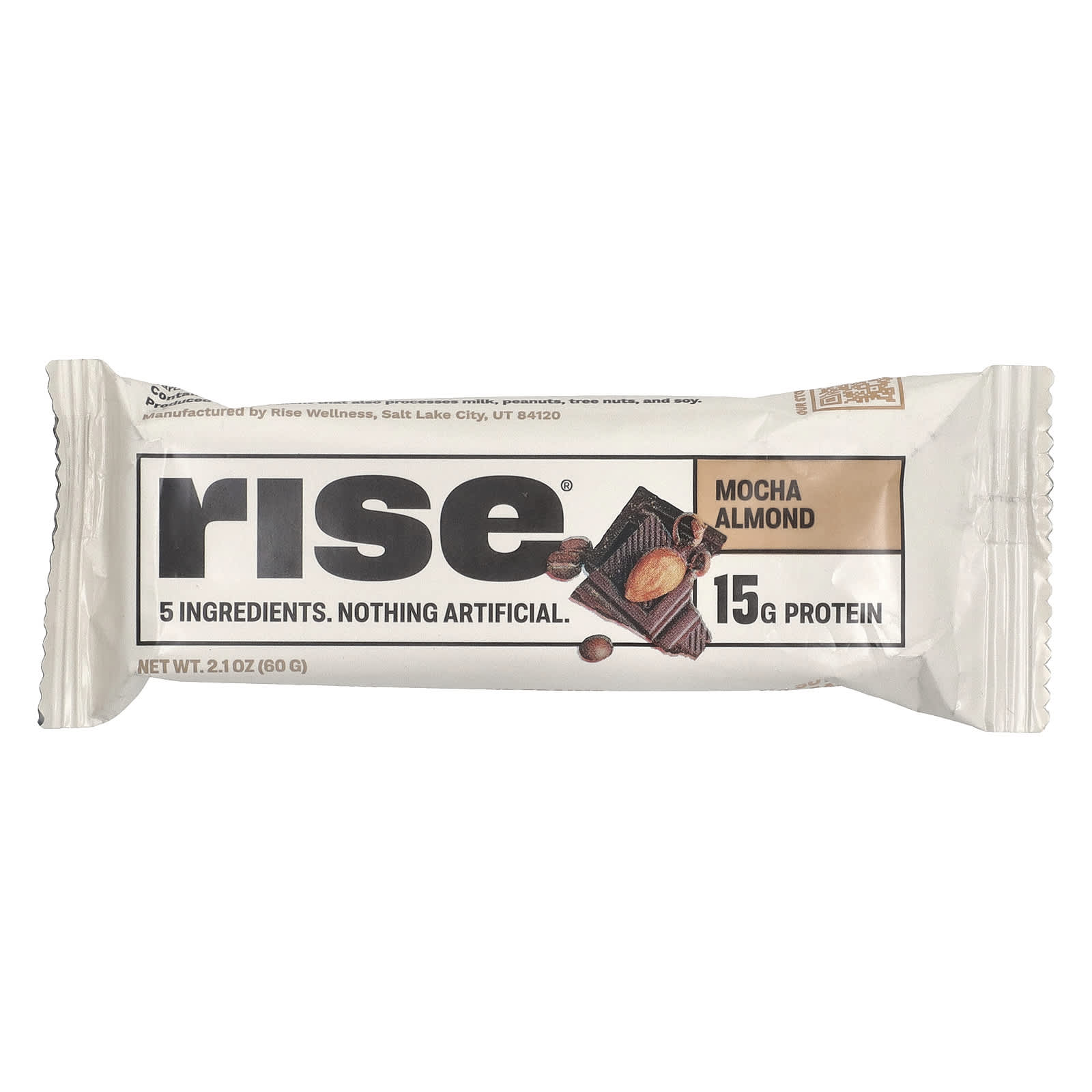 Rise Bar, Протеиновый батончик, мокко и миндаль, 60 г (2,1 унции)