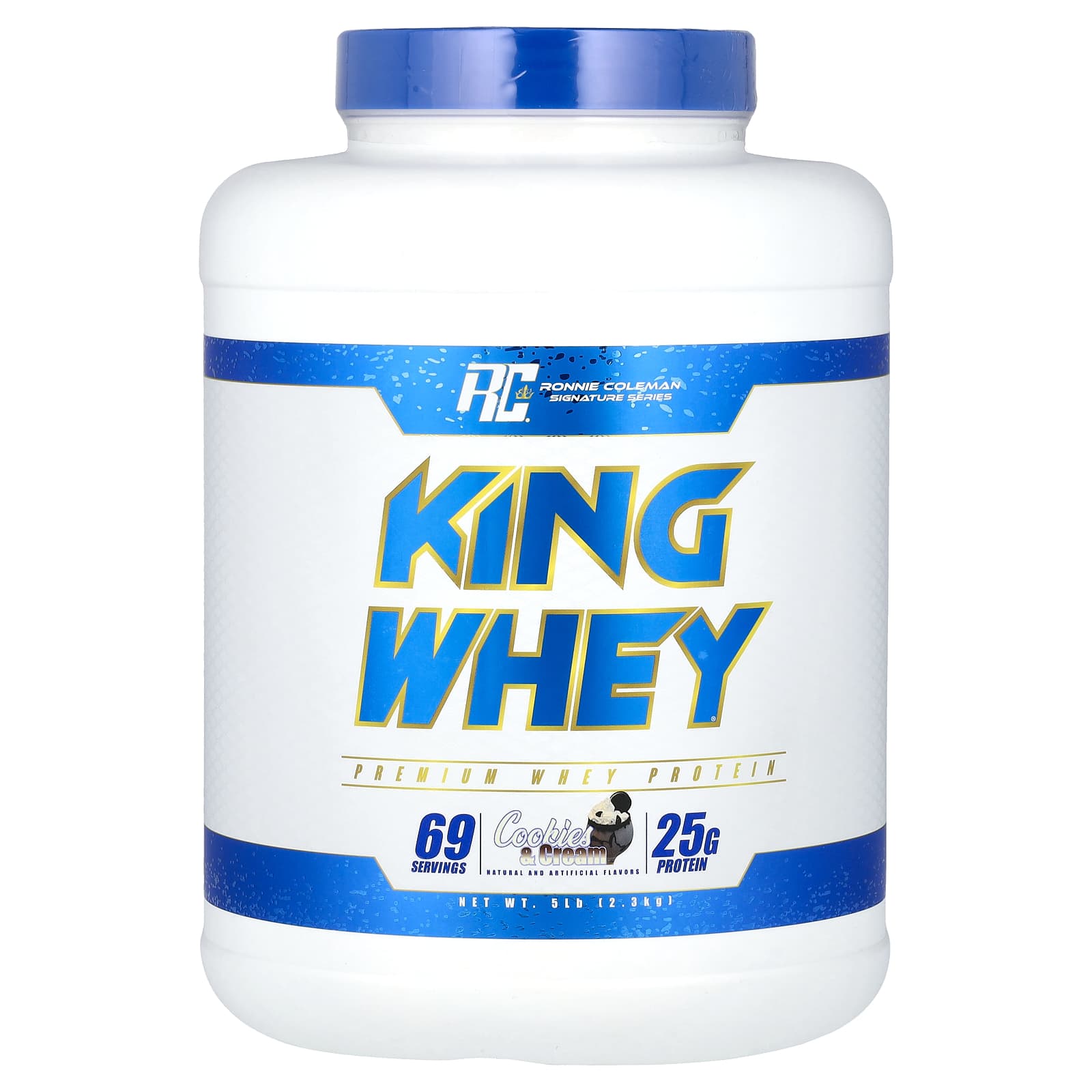 Ronnie Coleman Signature Series King Whey сывороточный протеин печенье и сливки 23 кг 5 фунтов 12890₽