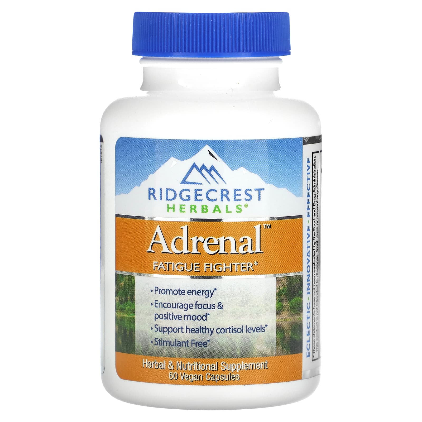 RidgeCrest Herbals, Adrenal, Fatigue Fighter, 60 Veggie Caps