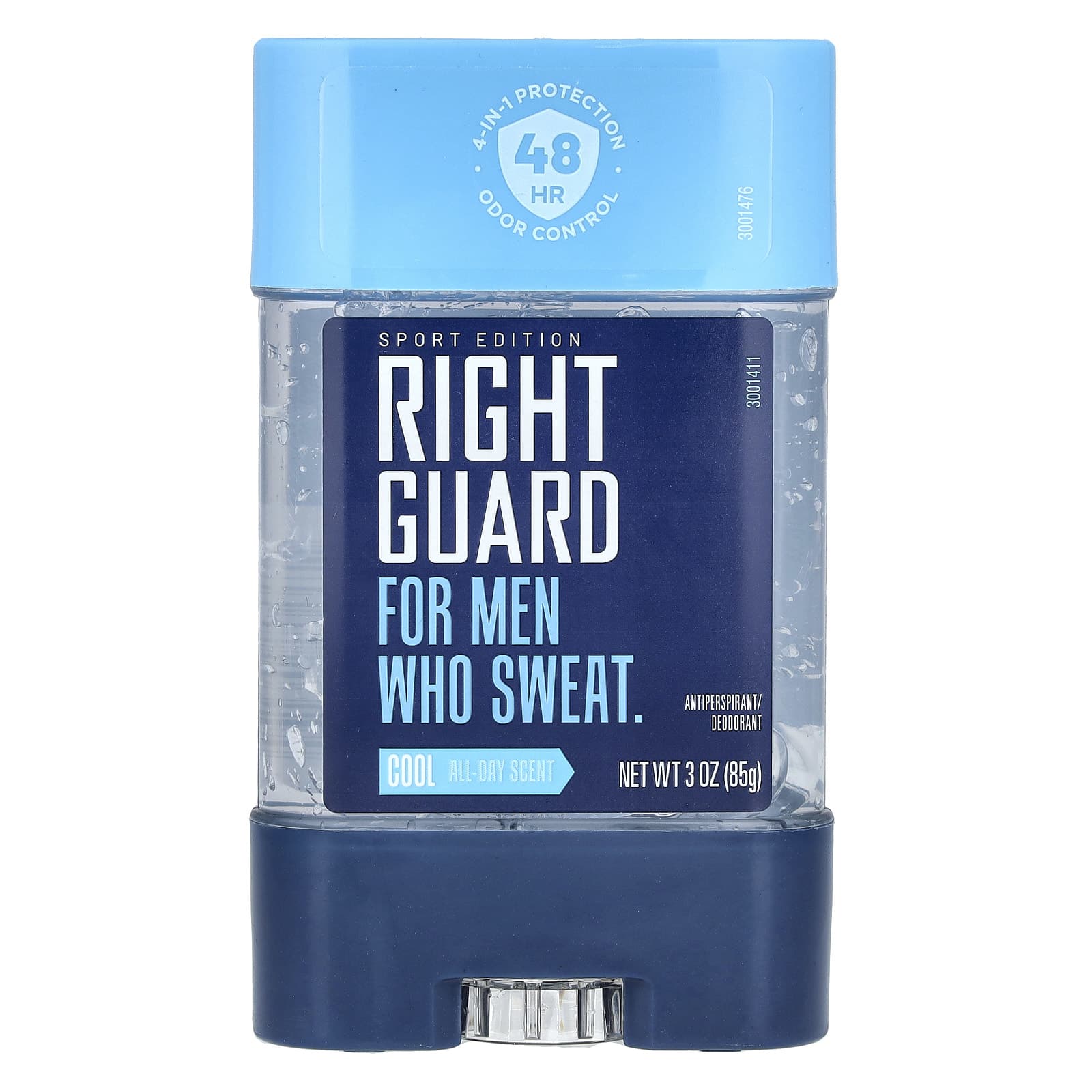 Right Guard, Sport Edition, антиперспирант / дезодорант, охлаждающий, 85 г (3 унции)