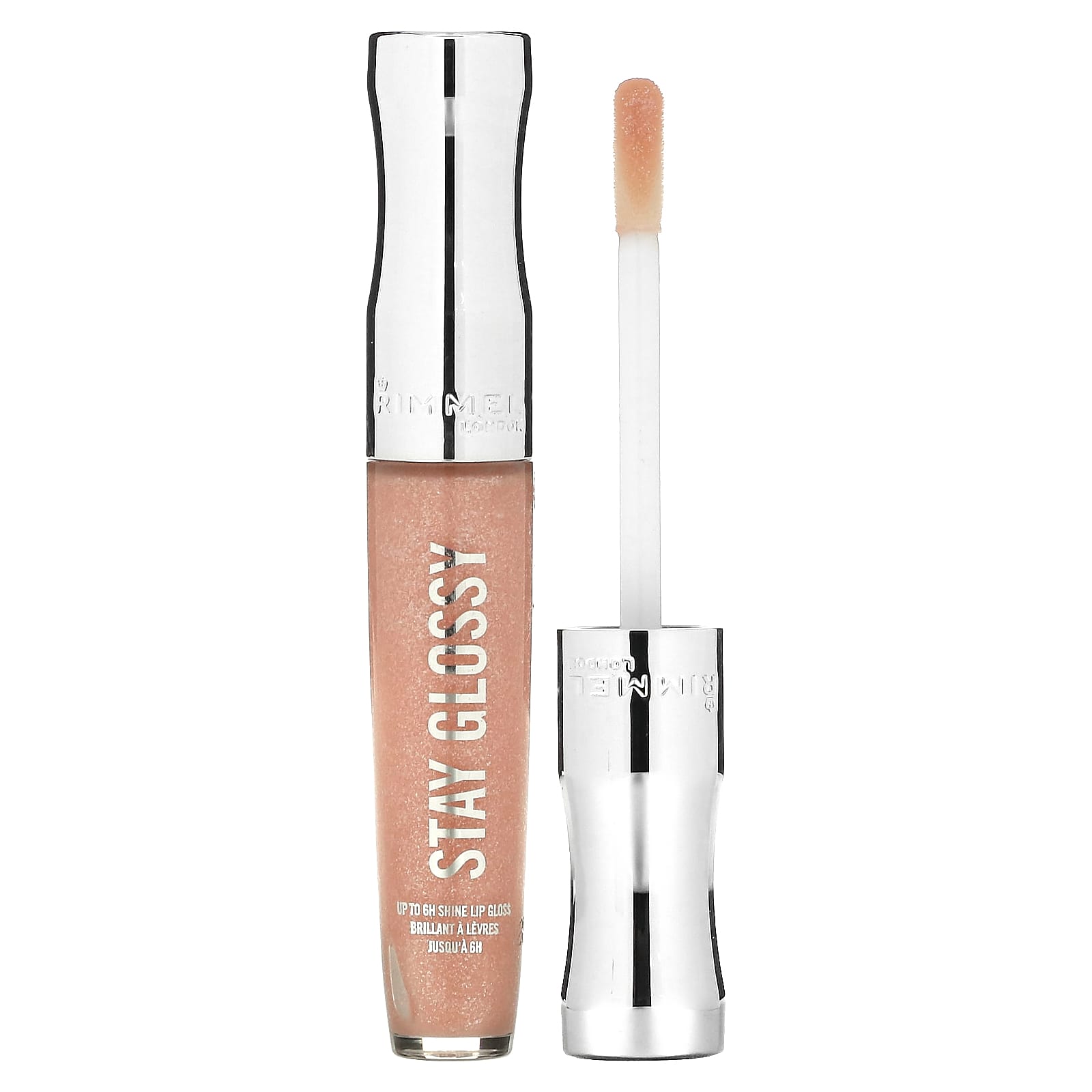 Rimmel London, Stay Glossy, блеск для губ, оттенок 110 Dorchester Rose, 5,5 мл (0,18 жидк. унции)