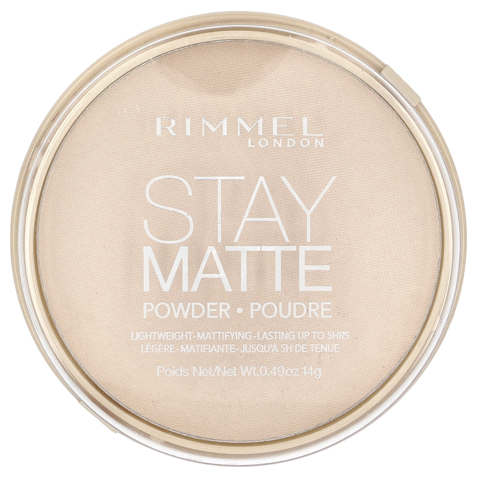 Rimmel London, Stay Matte, Lightweight Mattifying Powder, 011 Creamy Natural, 0.49 oz (14 g)