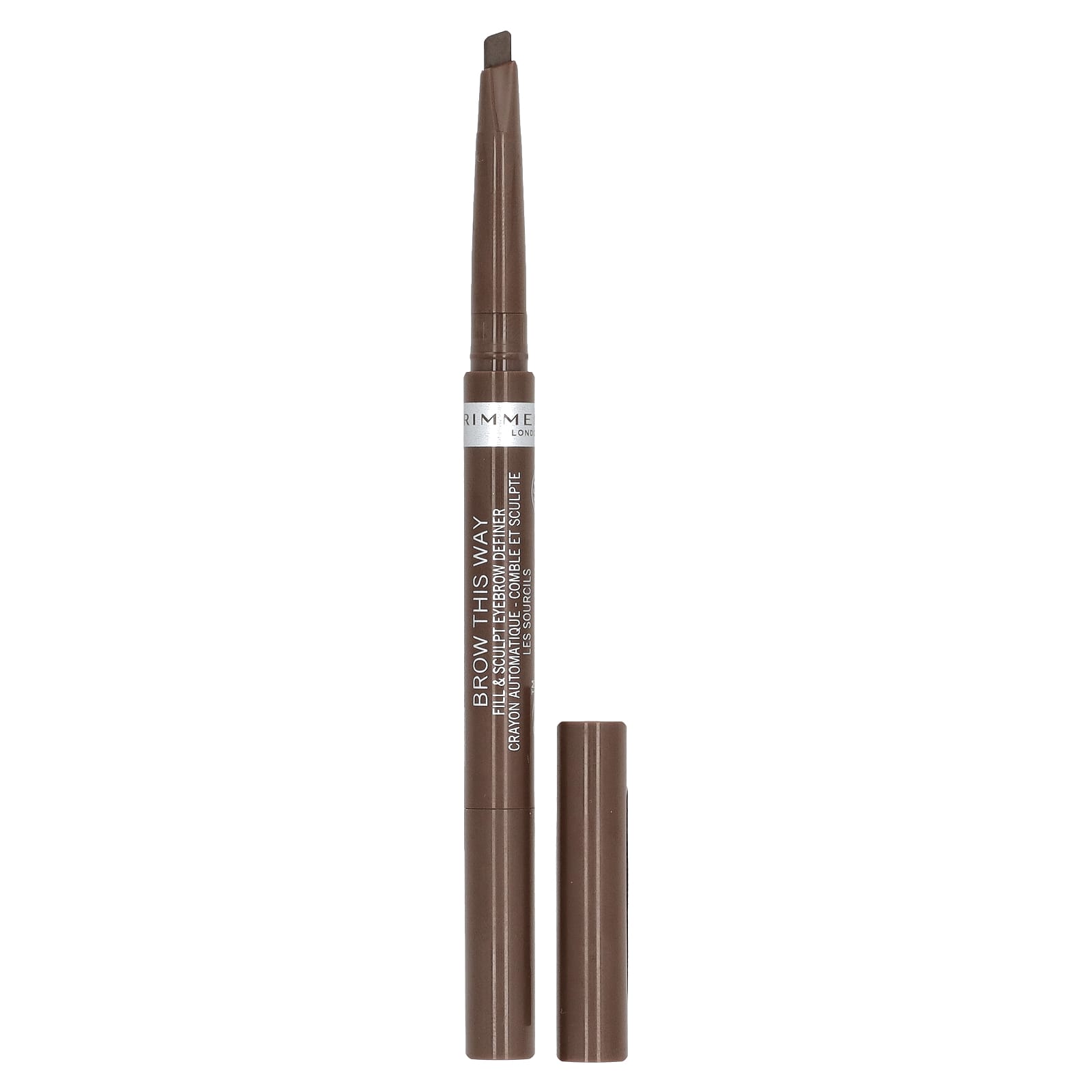 Rimmel London, Brow This Way, средство для бровей Fill & Sculpt, коричневый, 0,25 г (0,008 унции)