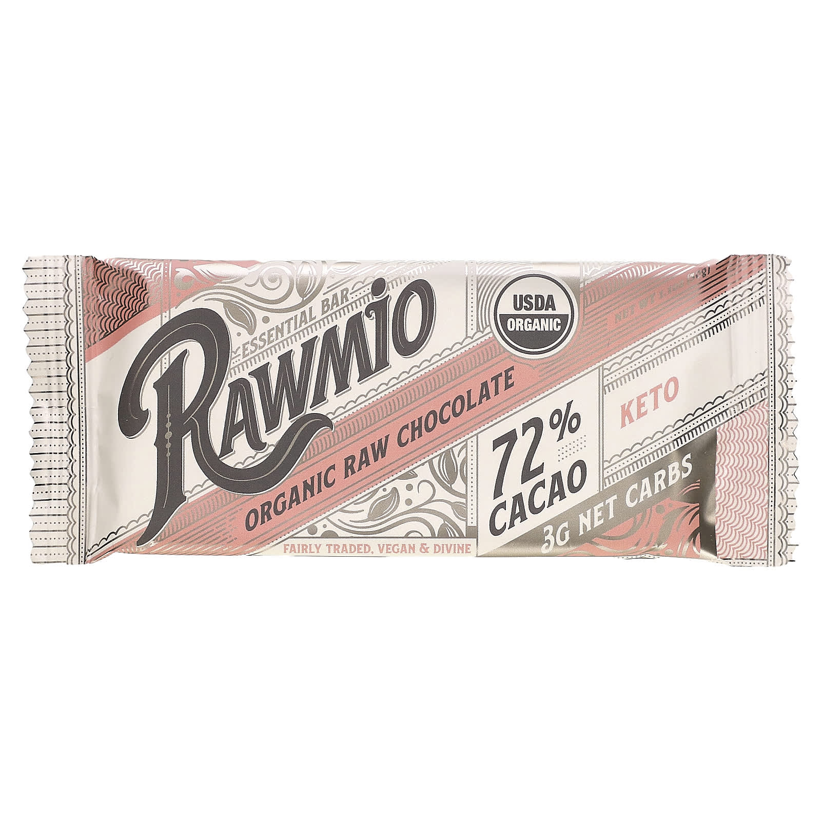 Rawmio Essential Bar органический необработанный шоколад 72 какао кето 30 г 11 унции 1490₽