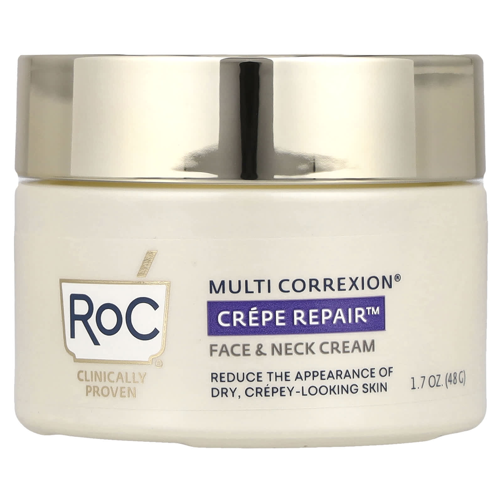 RoC, Multi Correxion®, Crepe Repair ™, крем для лица и шеи, 48 г (1,7 унции)