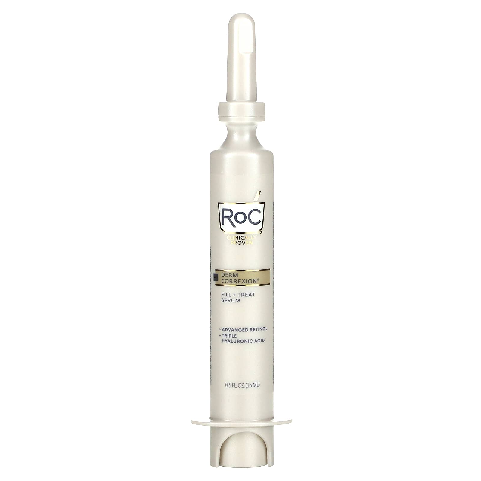 RoC, Derm Correxion, Fill + Treat Serum, Advanced Retinol & Triple Hyaluronic Acid, 0.5 fl oz (15 ml)