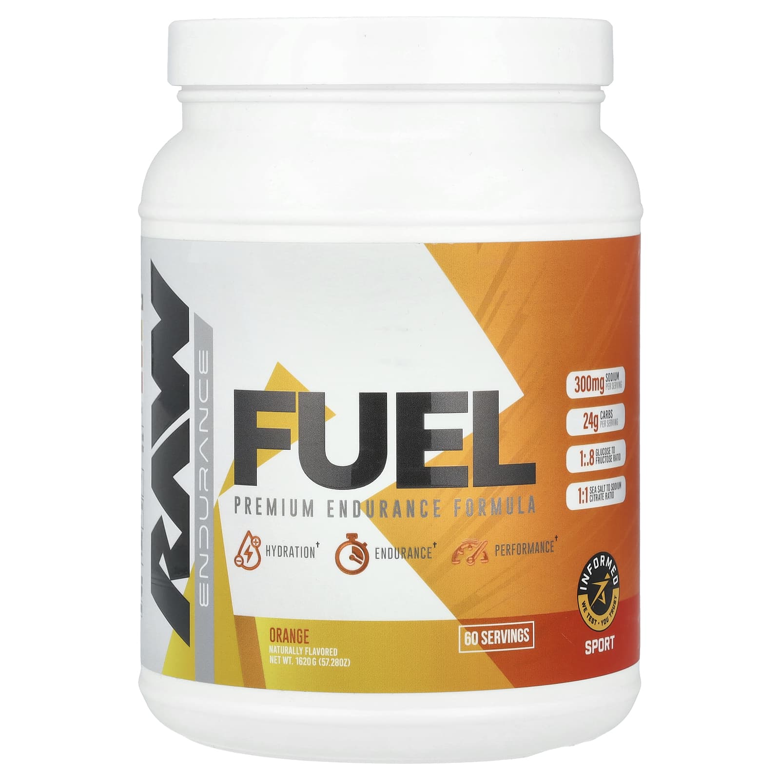 Raw Nutrition Fuel Premium Endurance Formula апельсин 1620 г 5728 унции 7990₽