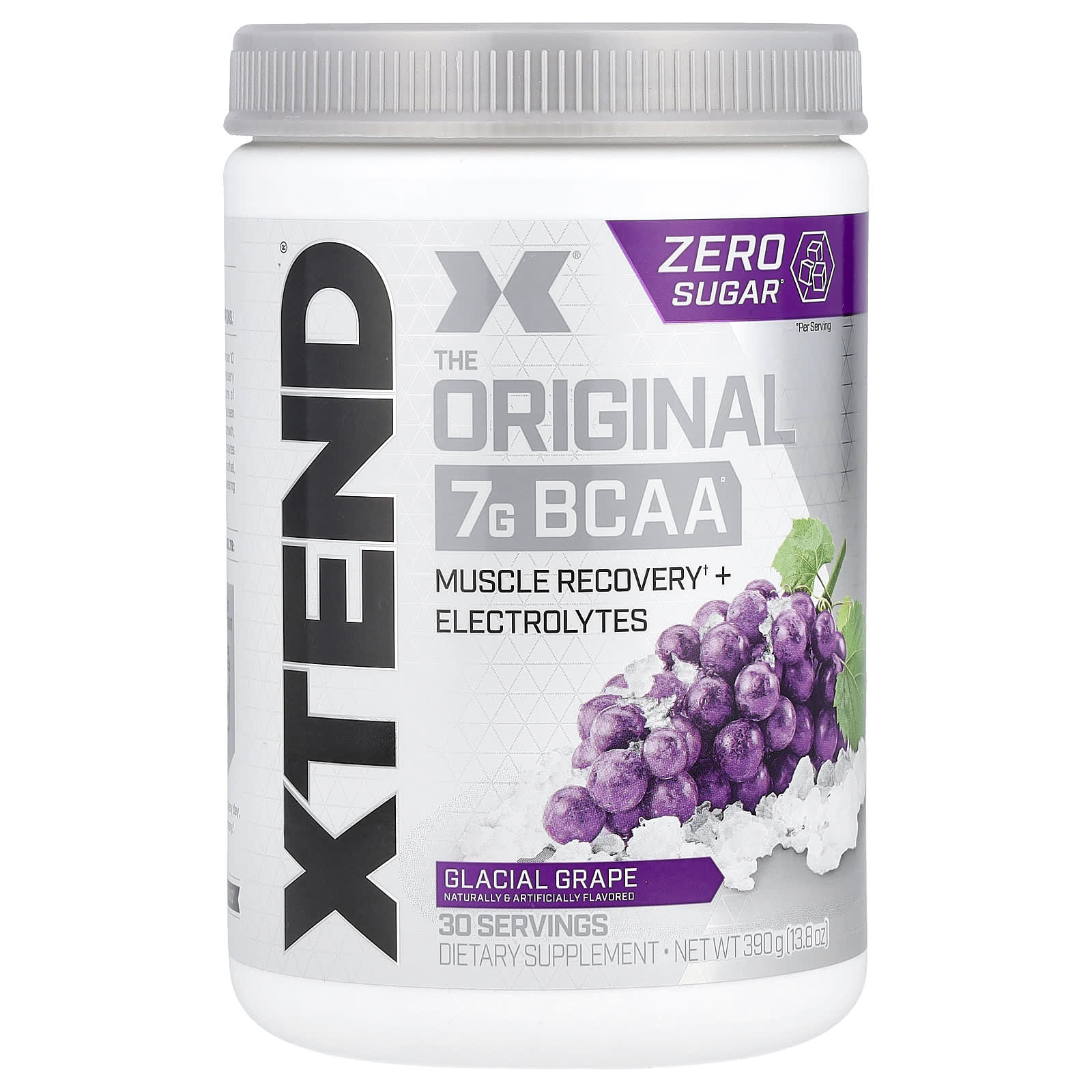 XTEND The Original 7 г аминокислот с разветвленной цепью BCAA со вкусом винограда 405 г 143 унции 5490₽