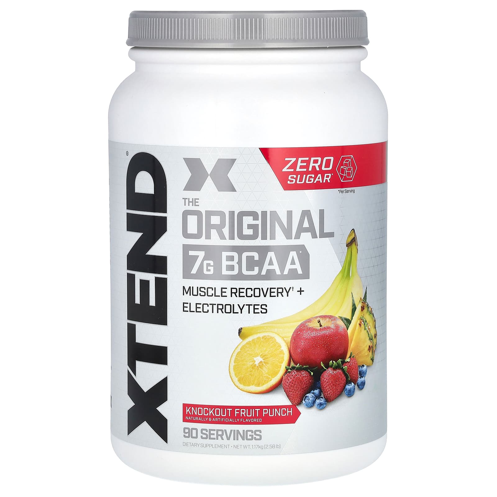 XTEND The Original 7 г BCAA со вкусом фруктового пунша 117 кг 258 фунта 10890₽