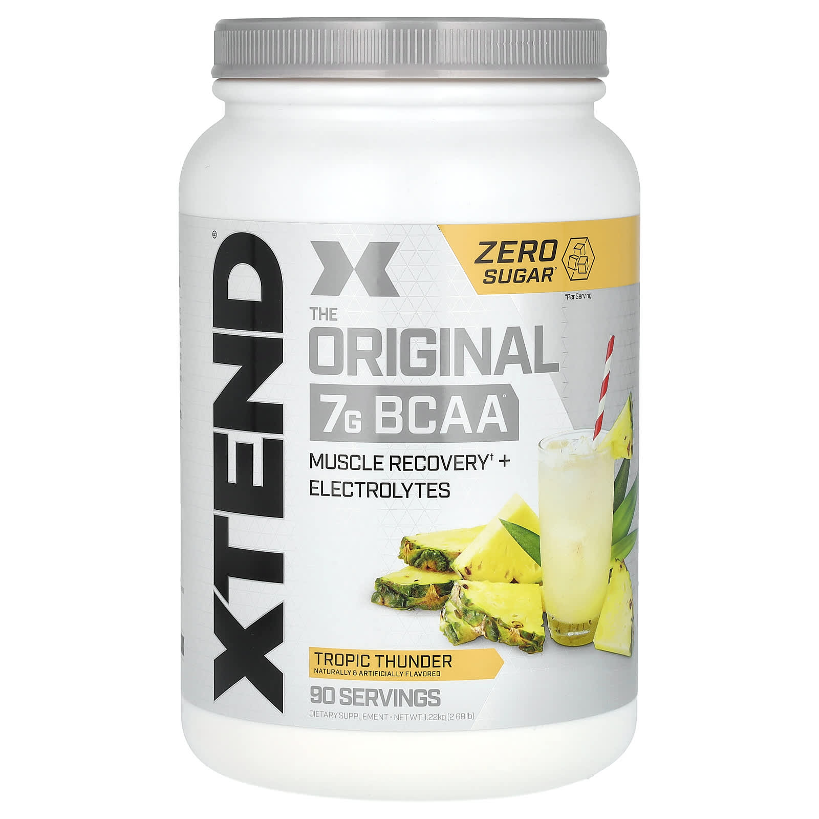 XTEND, The Original, 7 г аминокислот с разветвленной цепью (BCAA), со вкусом тропических фруктов, 1,26 кг (2,78 фунта)