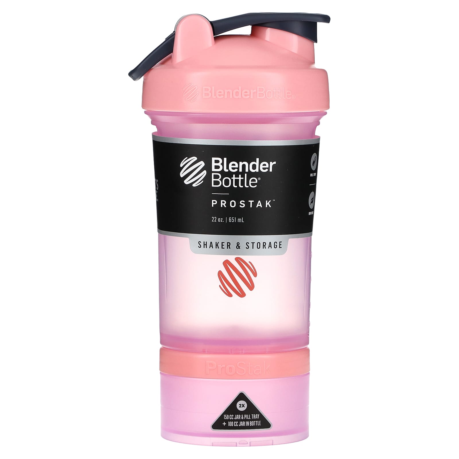 Blender Bottle ProStak FC розовый 651 мл 22 унции 2890₽