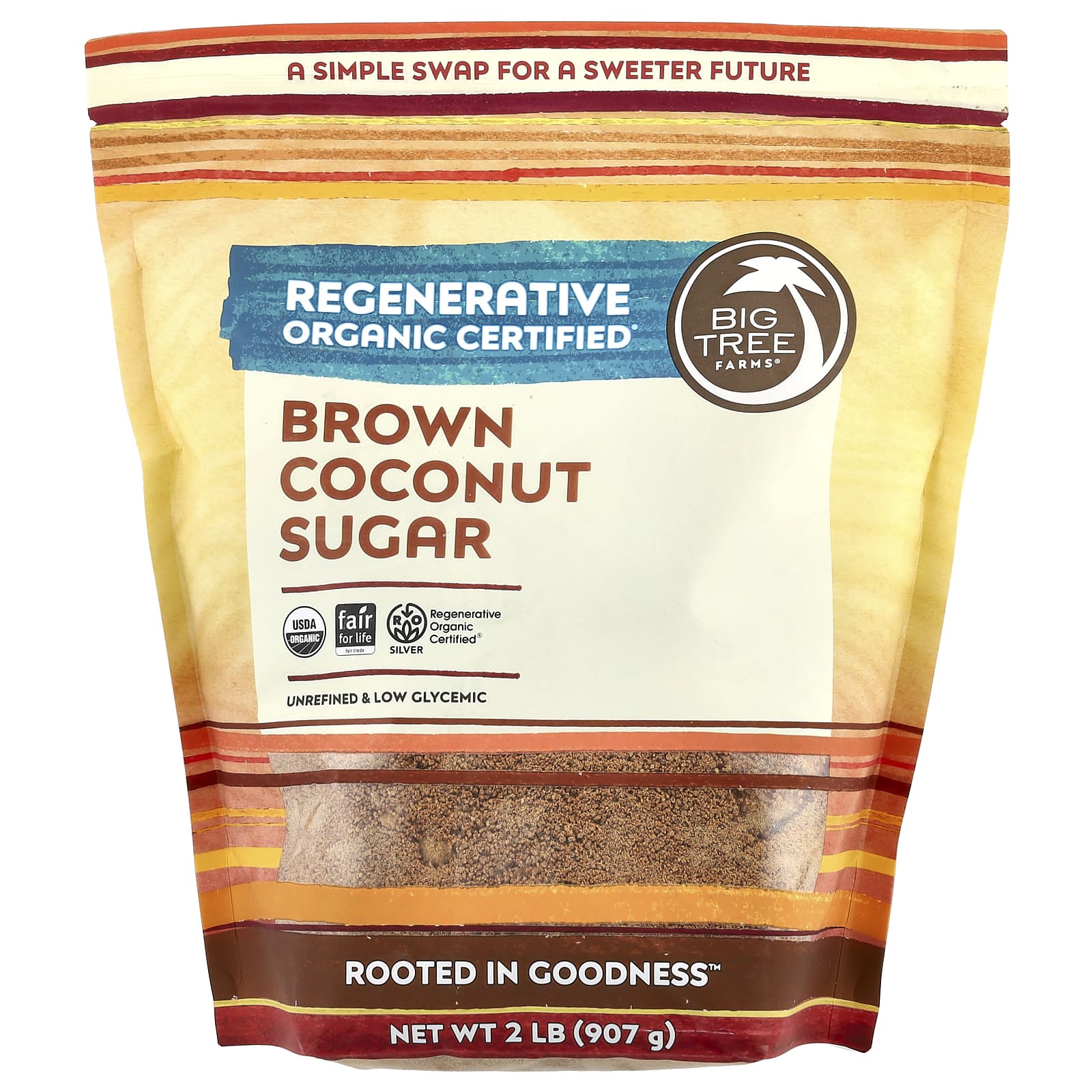 Big Tree Farms органический кокосовый сахар блонд 907 г 32 унции 2190₽
