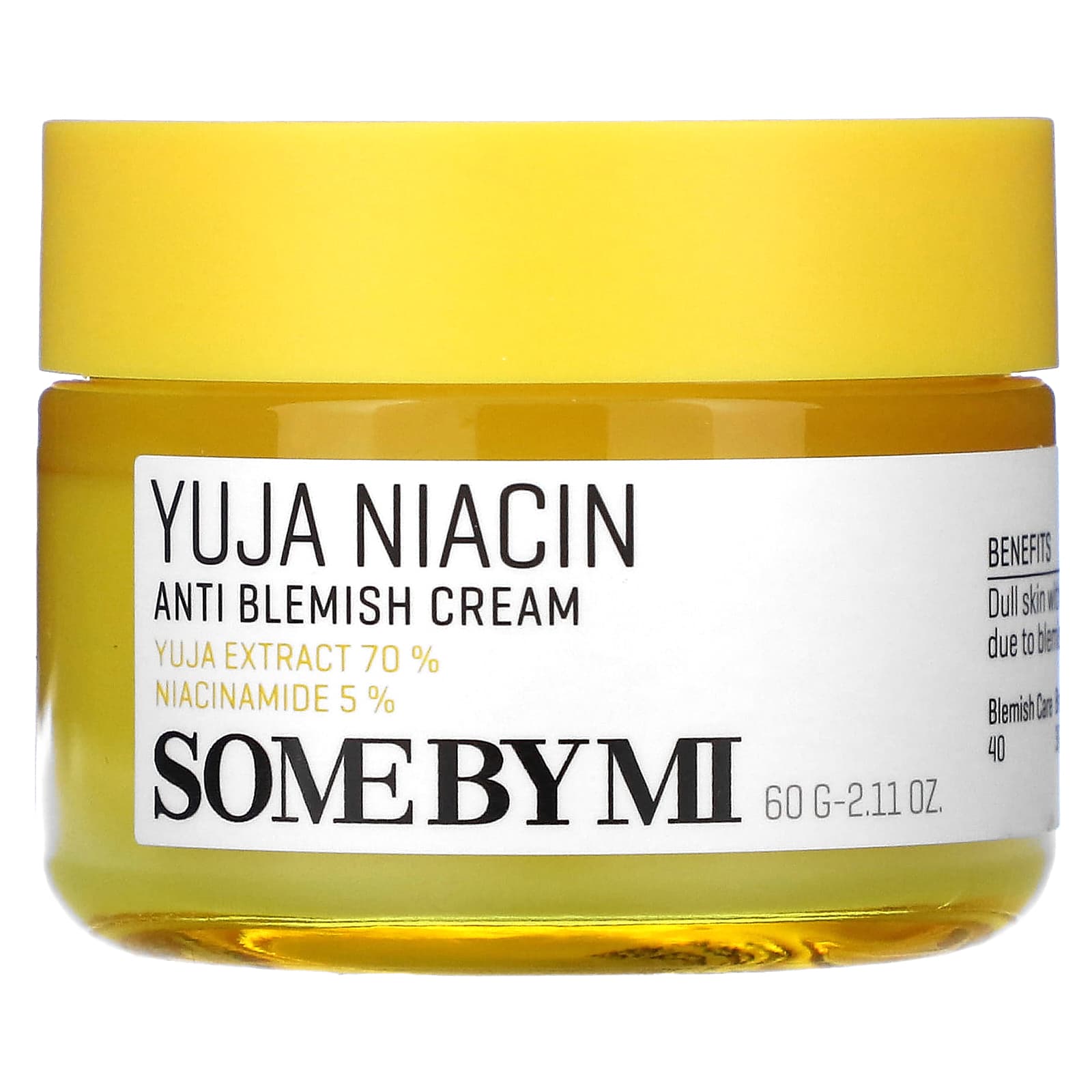 SOME BY MI, Yuja Niacin, крем против высыпаний, 60 г (2,11 унции)