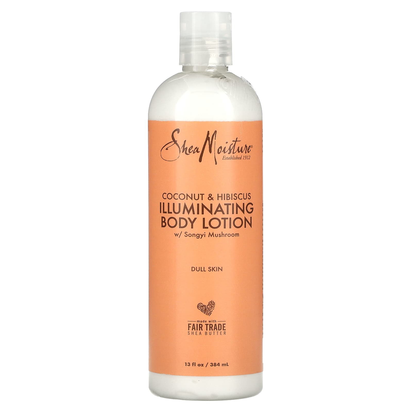 SheaMoisture, Осветляющий лосьон для тела с грибами сонги, кокосом и гибискусом, 384 мл (13 жидк. Унций)