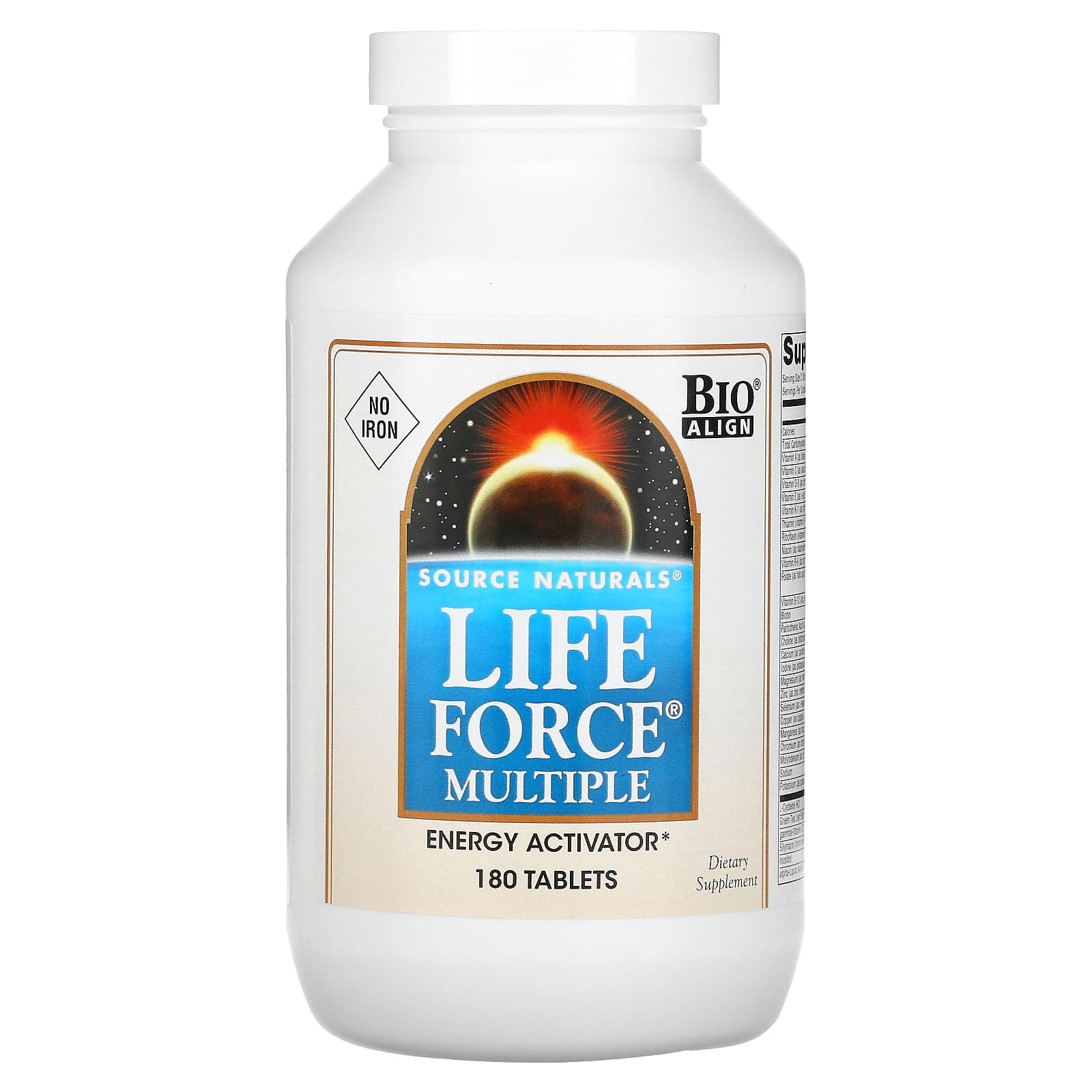 Source Naturals Life Force Multiple без железа 180 таблеток 10590₽