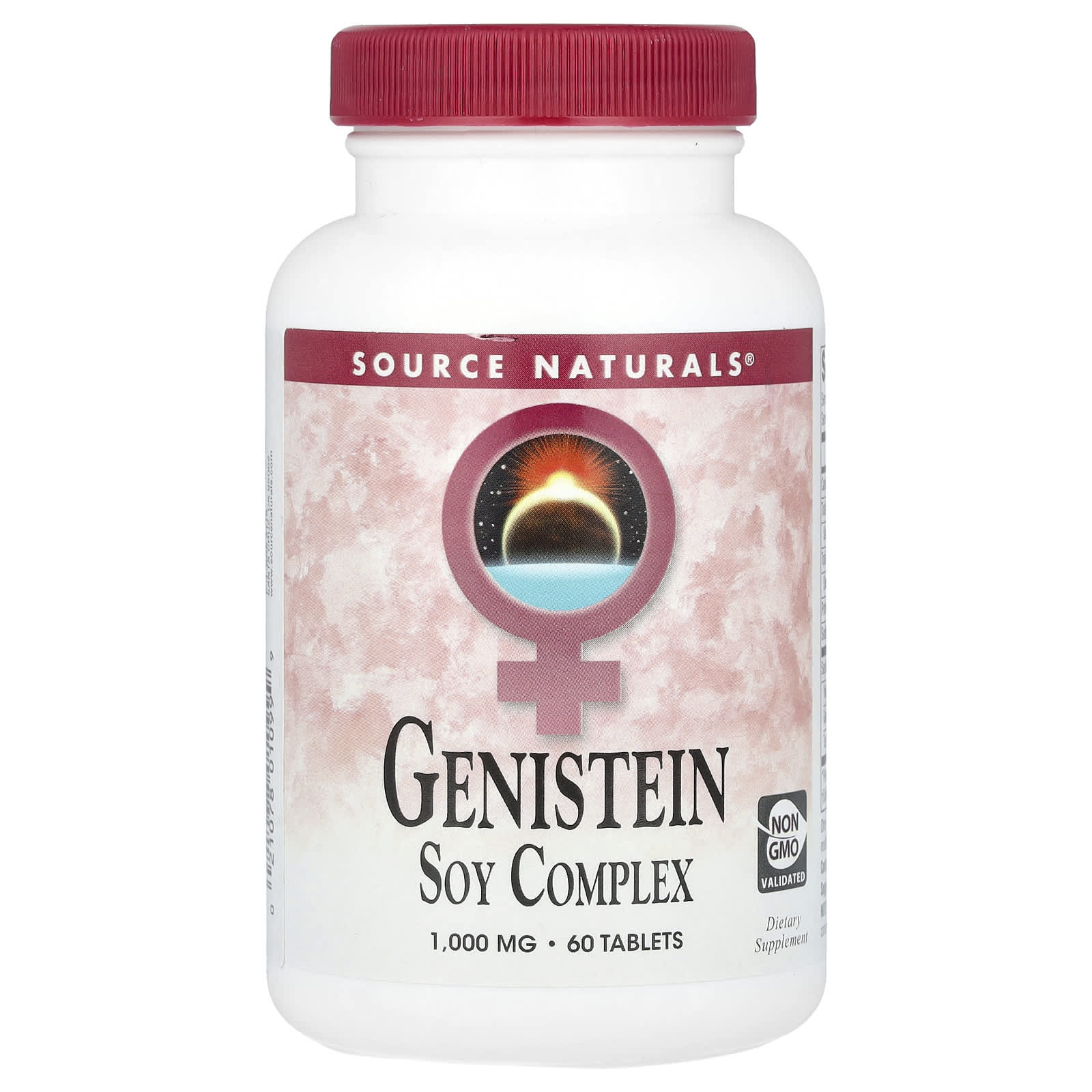 Source Naturals, Genistein Soy Complex, 2000 мг, 60 таблеток (1000 мг в каждой таблетке)