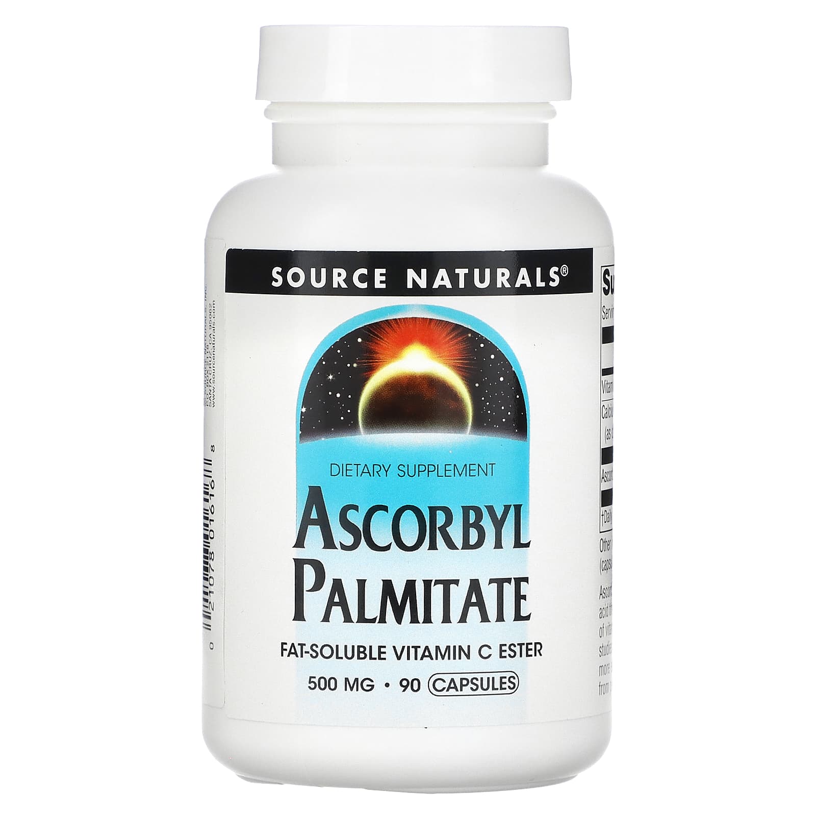 Source Naturals аскорбил пальмитат 500 мг 90 капсул 2590₽