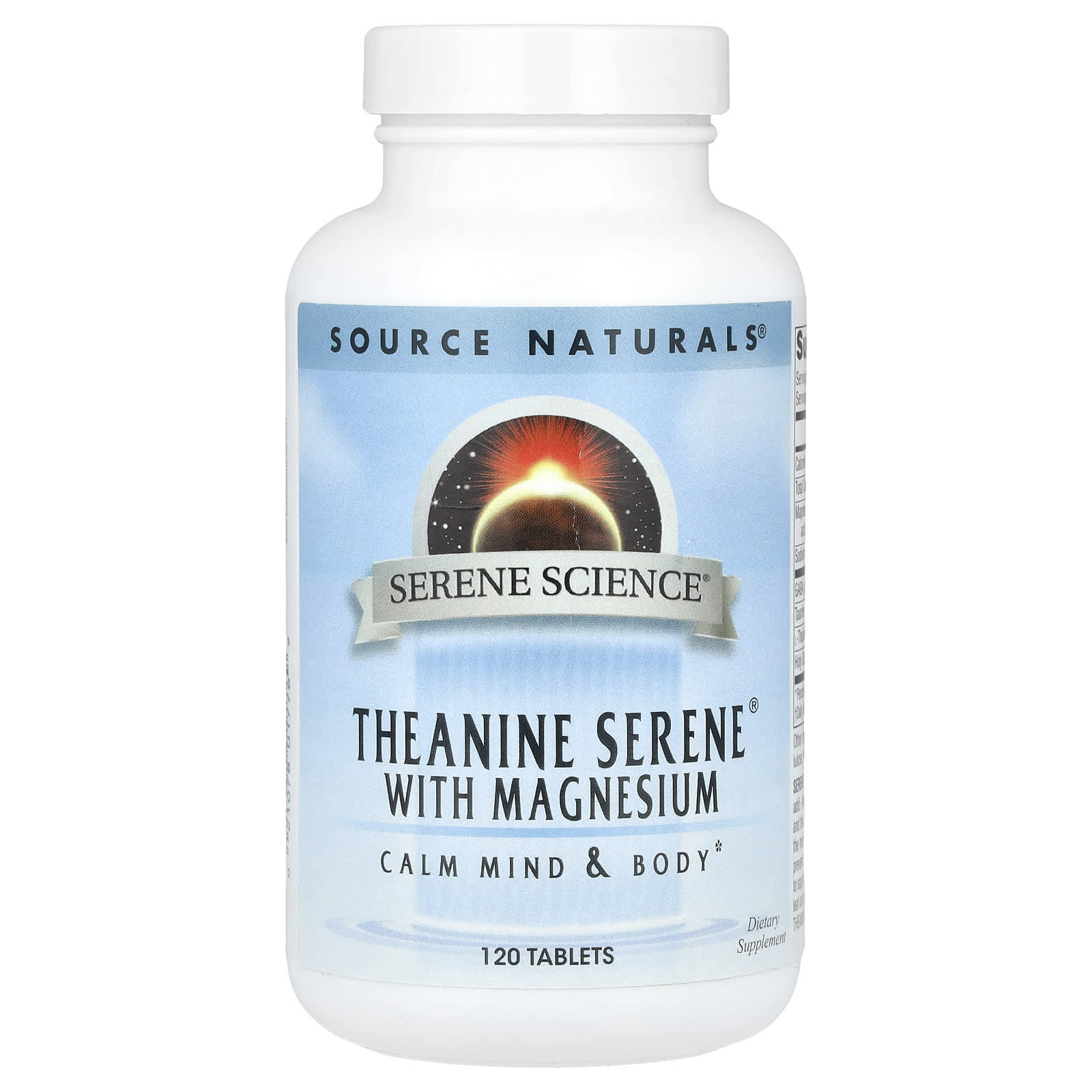 Source Naturals, Theanine Serene® с магнием, 120 таблеток