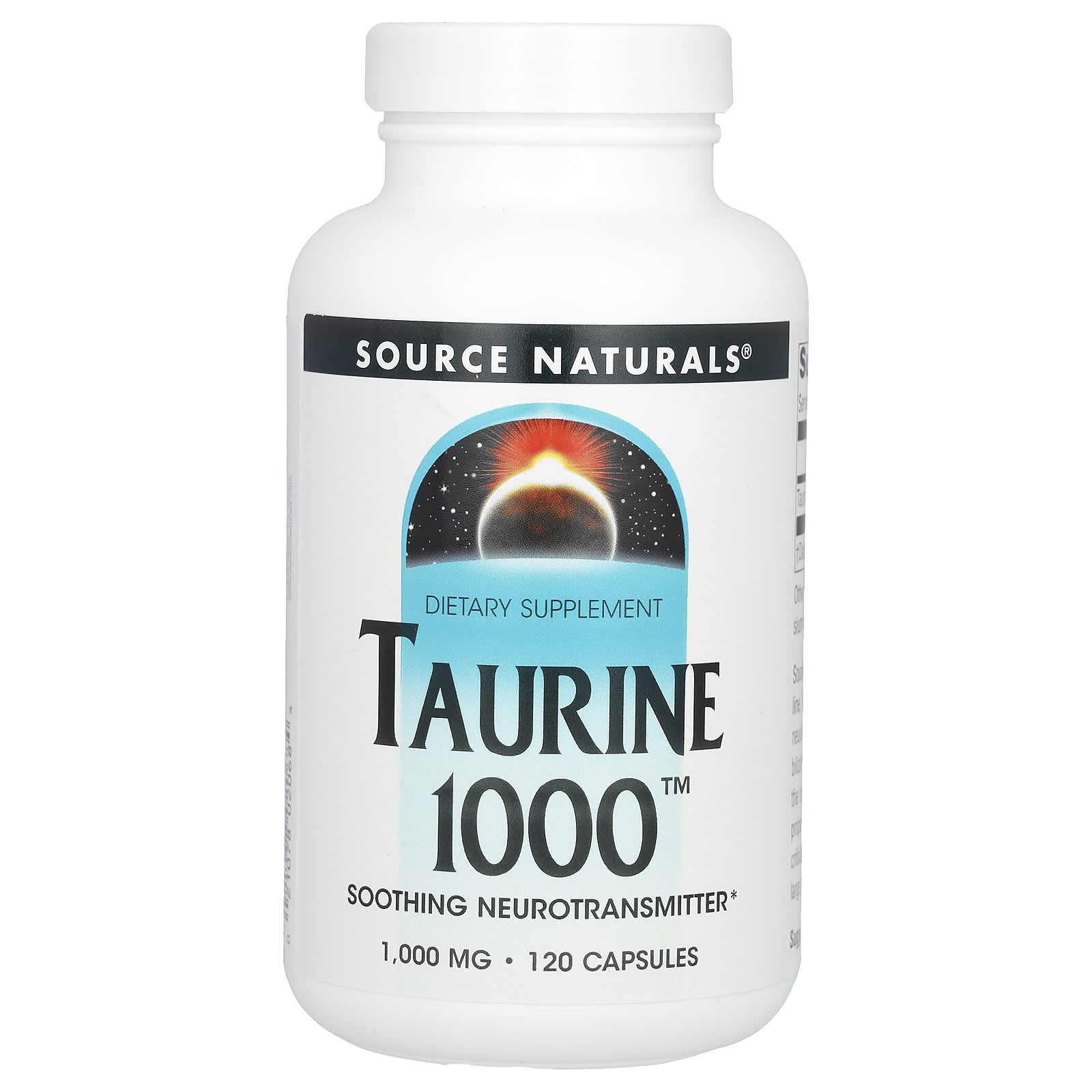 Source Naturals таурин 1000 мг 120 капсул 2290₽