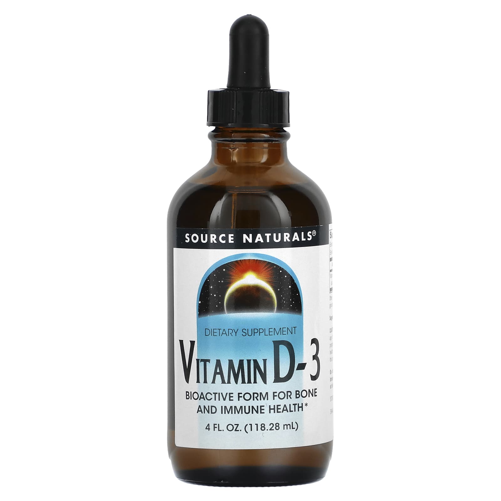Source Naturals Витамин D-3 4 жидкие унции 11828 мл 3290₽