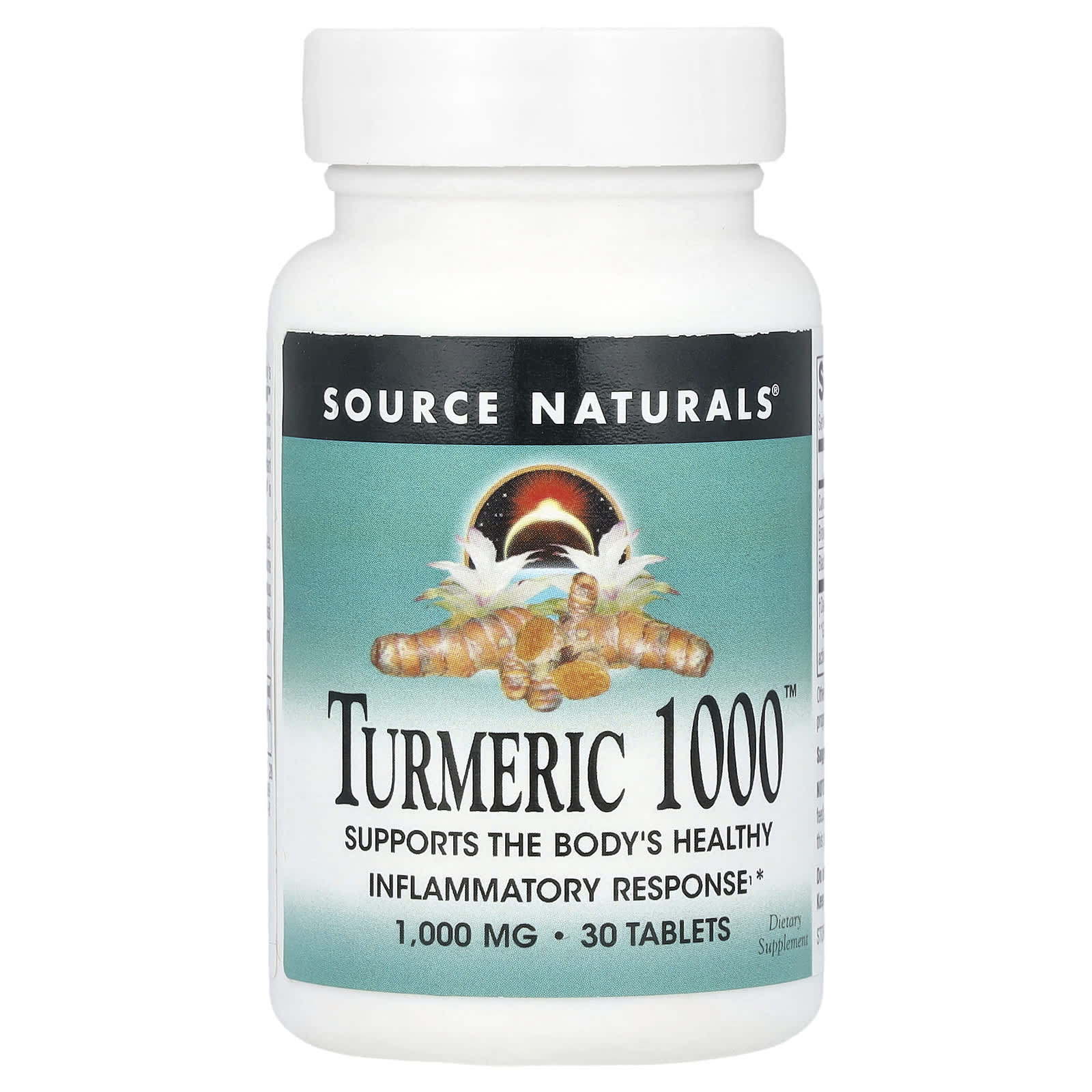 Source Naturals, Куркума 1000 ™, 1000 мг, 30 таблеток