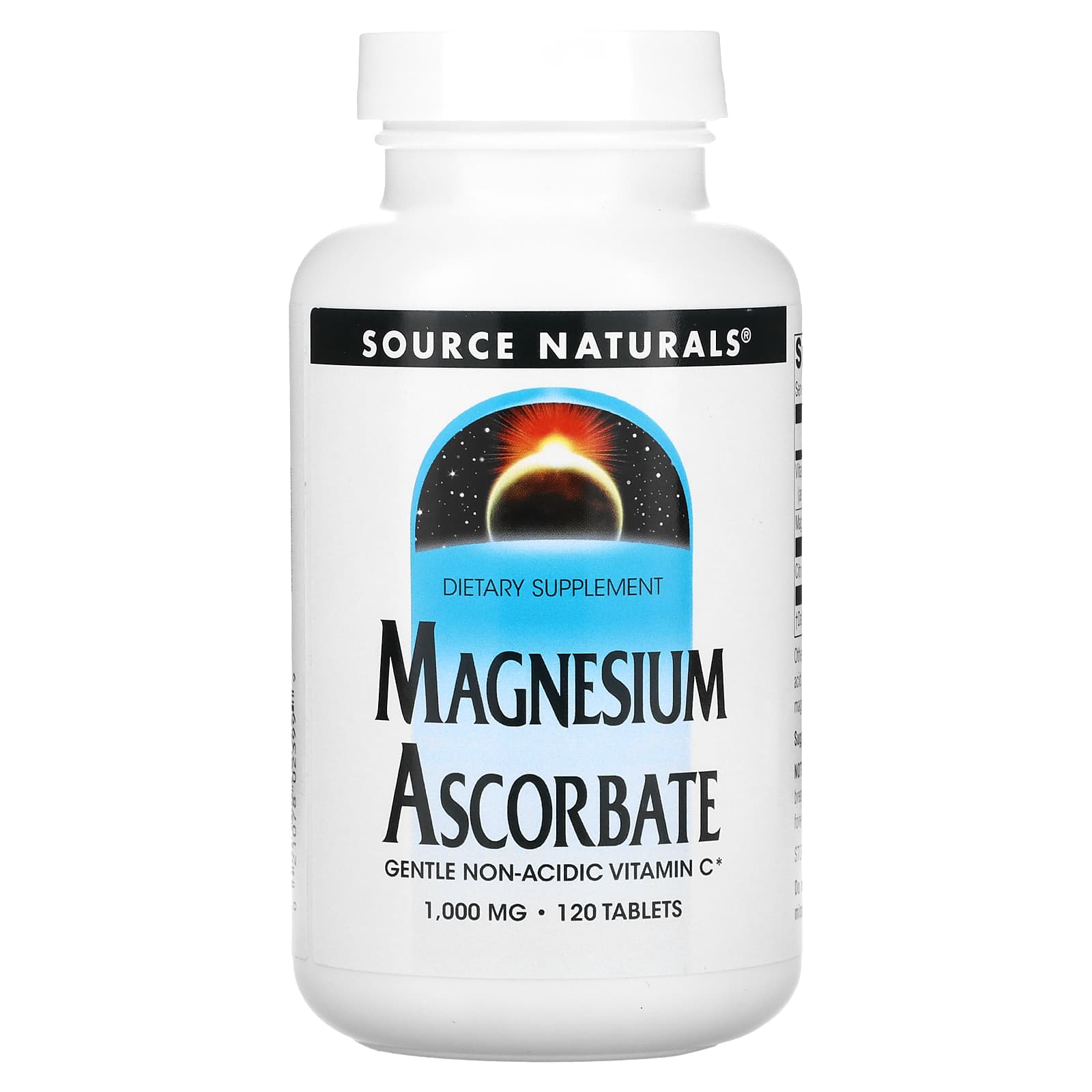 Source Naturals Магния аскорбат 1000 мг 120 таблеток 2890₽