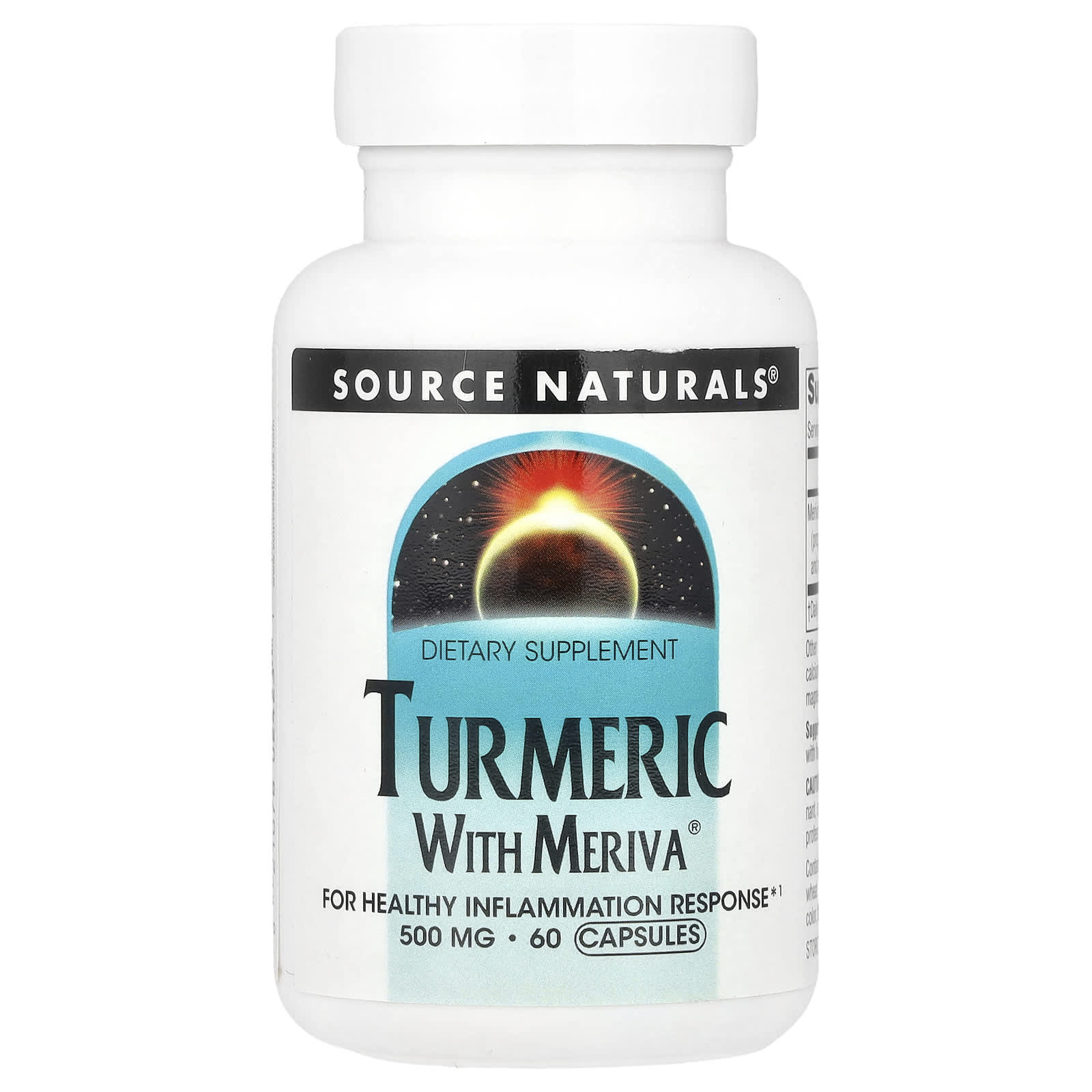 Source Naturals, Куркума с Meriva®, 60 капсул