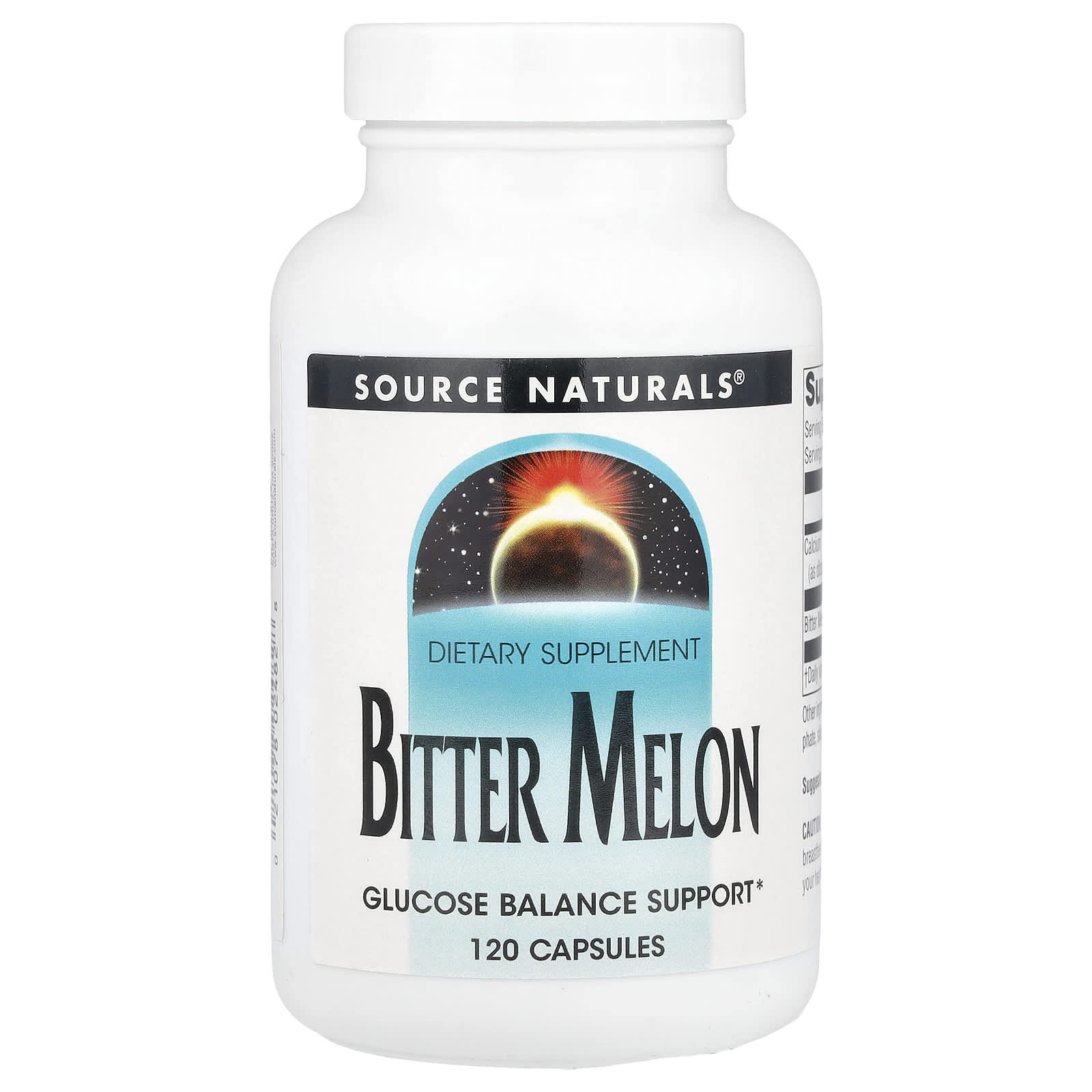 Source Naturals, Горькая дыня, 120 капсул