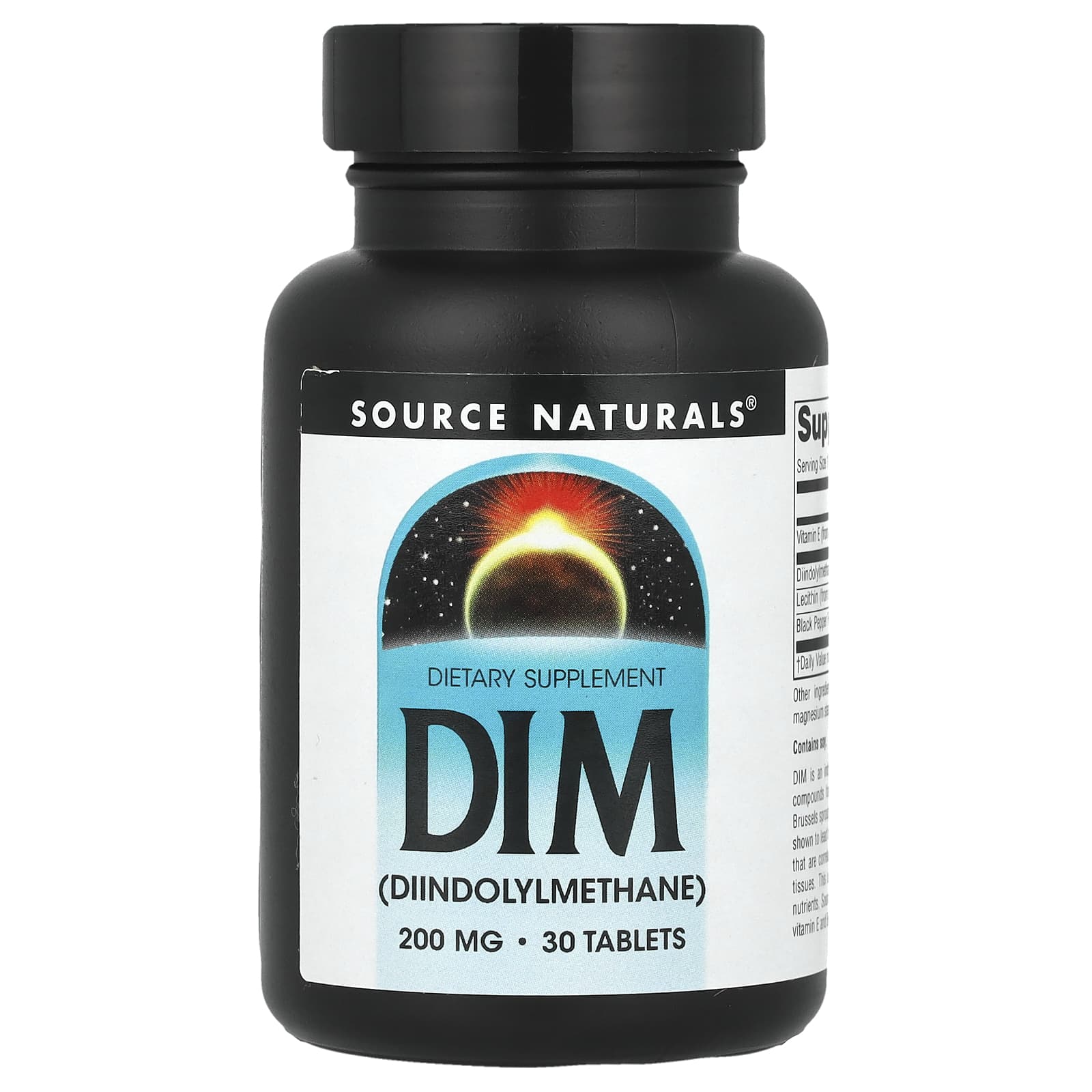 Source Naturals, DIM, 200 мг, 30 таблеток