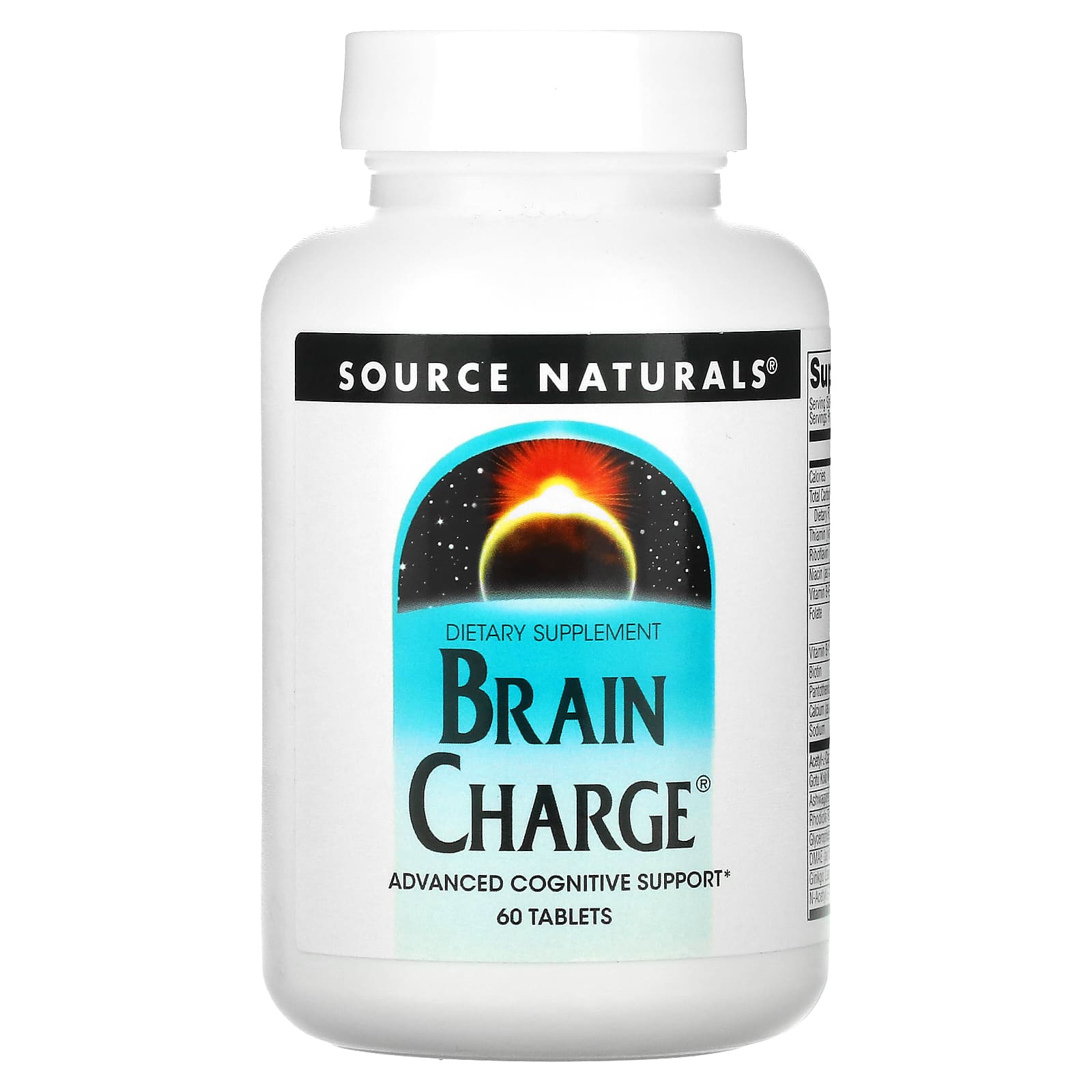 Source Naturals, Brain Charge, 60 таблеток