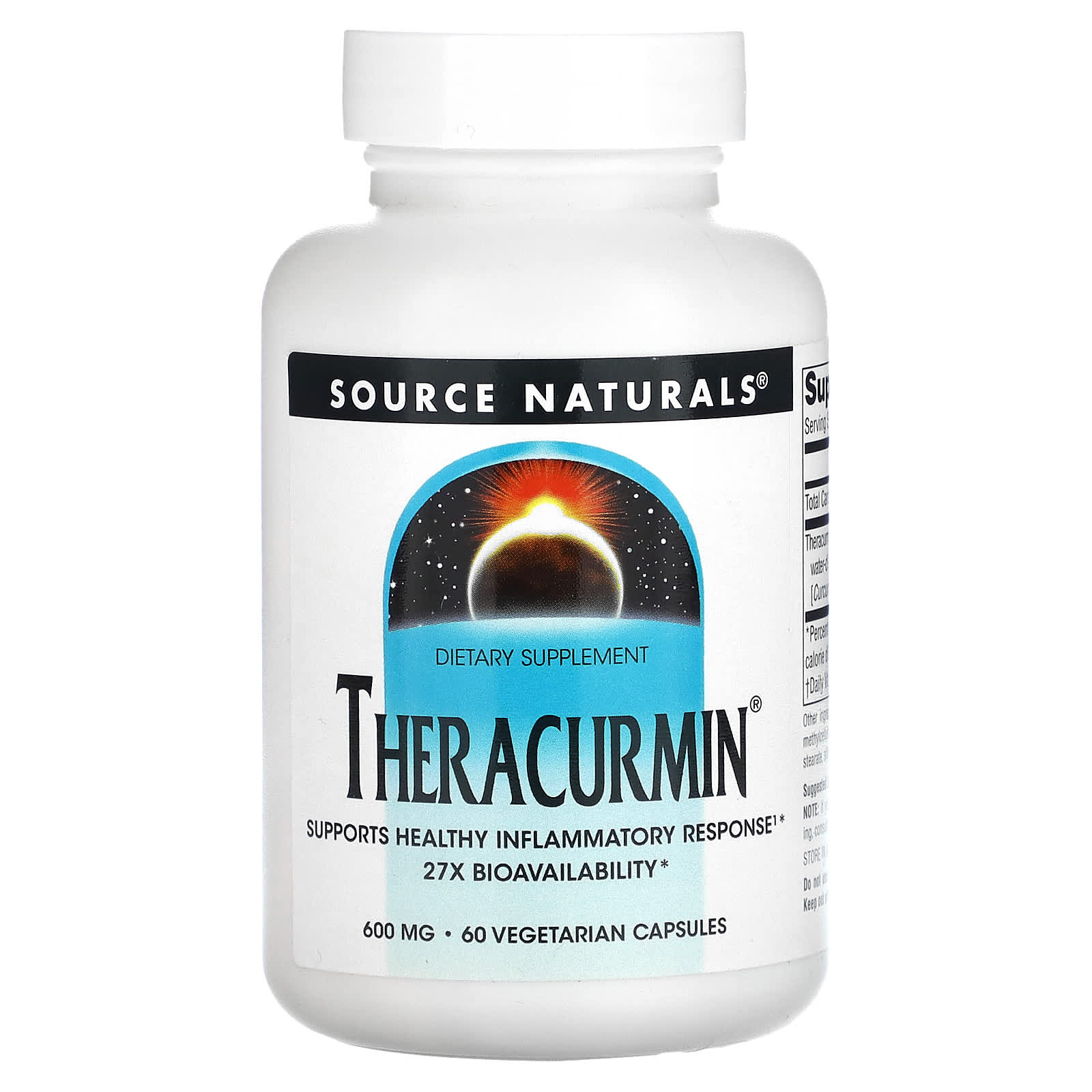 Source Naturals Theracurmin 600 мг 60 вегетарианских капсул 9990₽