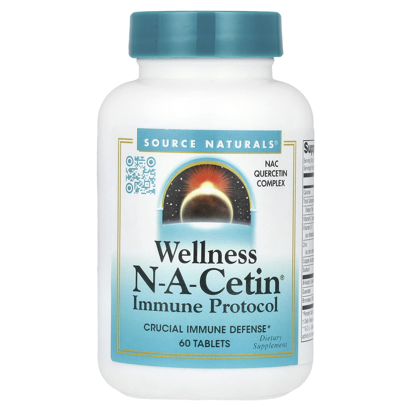 Source Naturals, Wellness NA-Cetin®, 60 таблеток