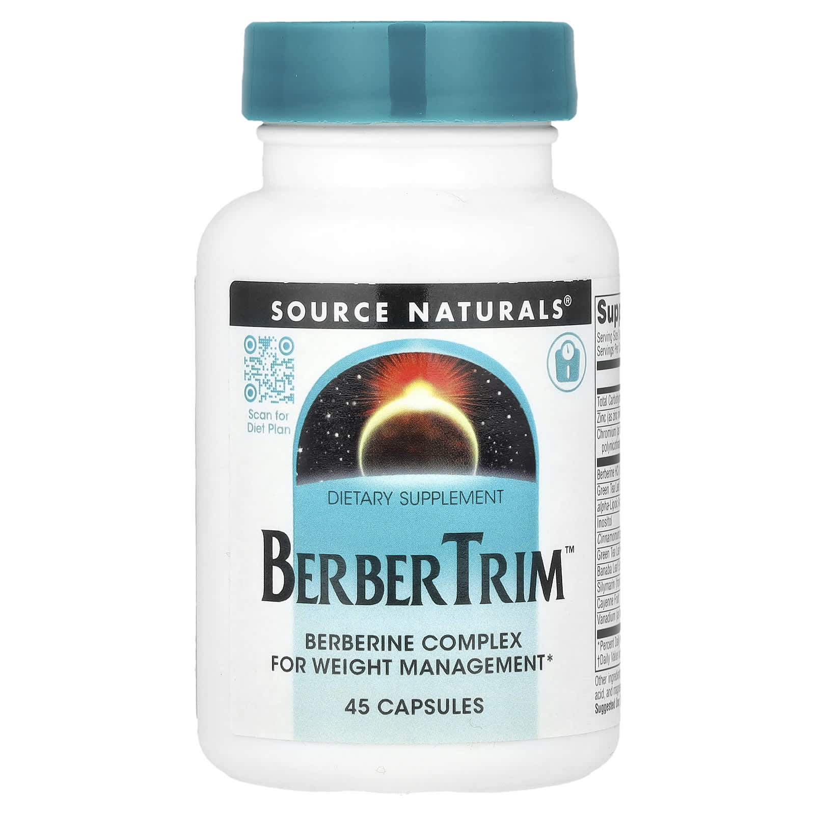 Source Naturals, BerberTrim ™, 45 капсул