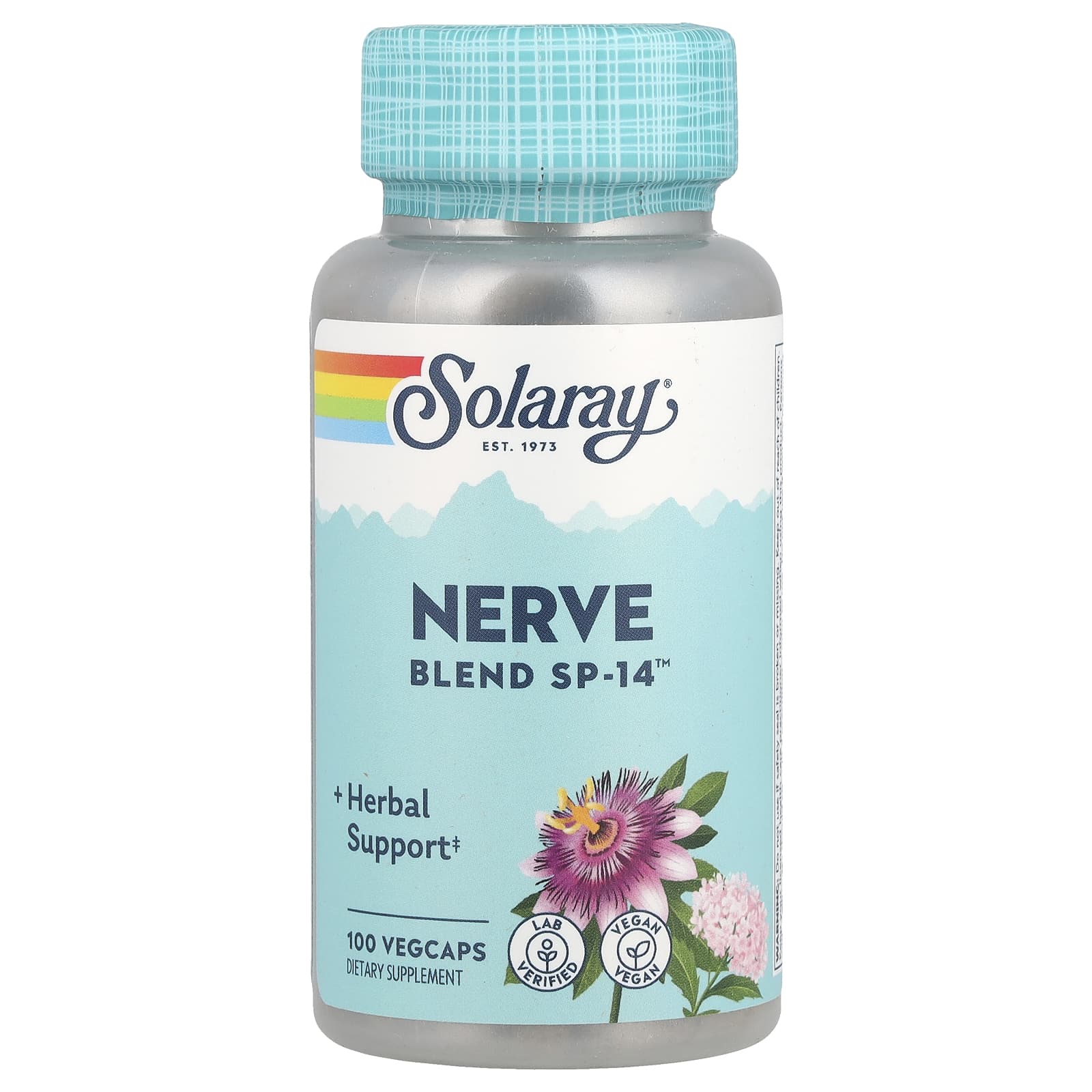 Solaray, Nerve Blend SP-14 ™, 100 растительных капсул