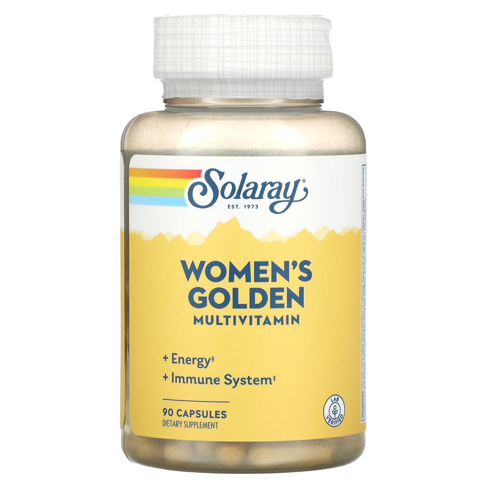 Solaray, Women's Golden Multivitamin, 90 капсул