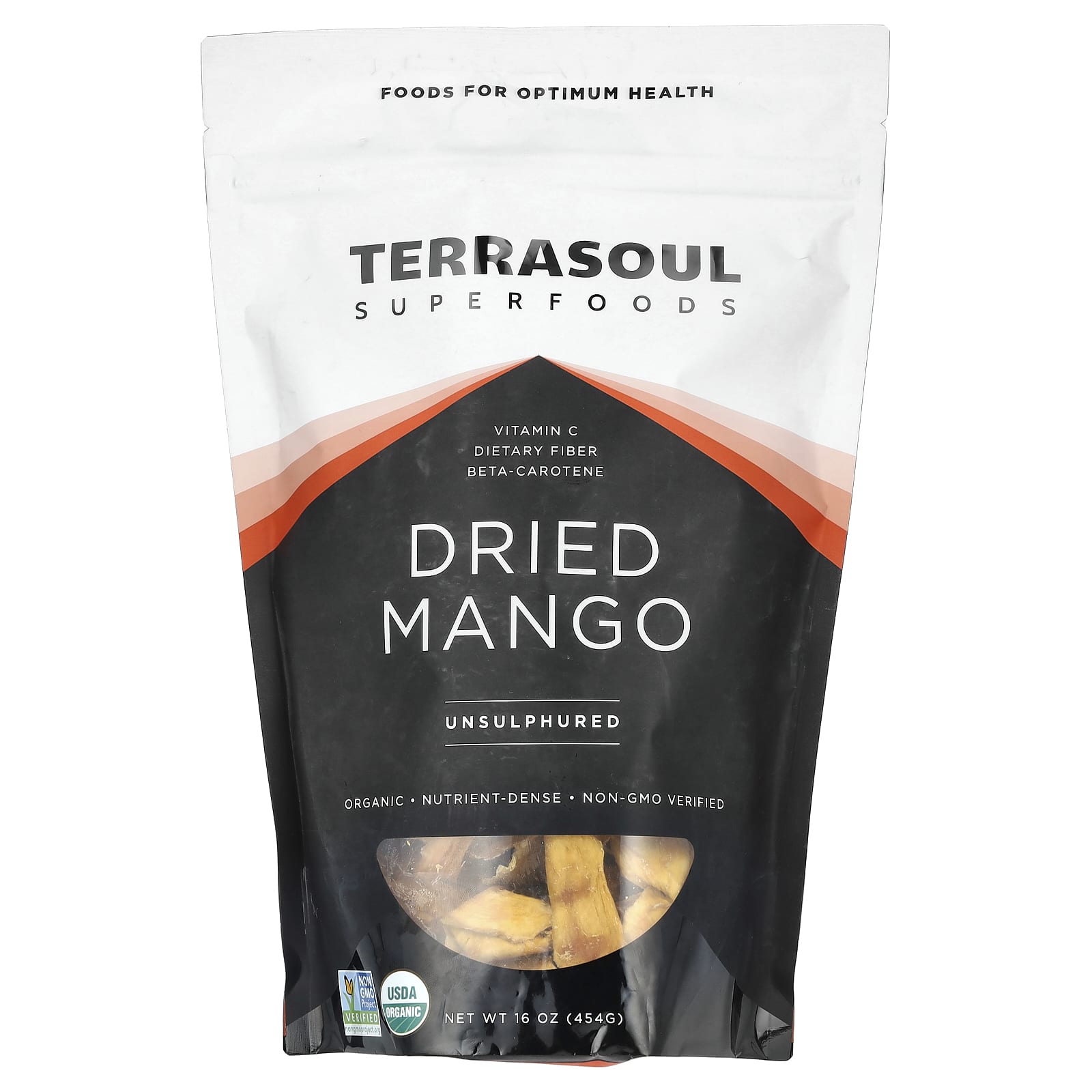 Terrasoul Superfoods сушеное манго несульфированный 454 г 16 унций 3490₽