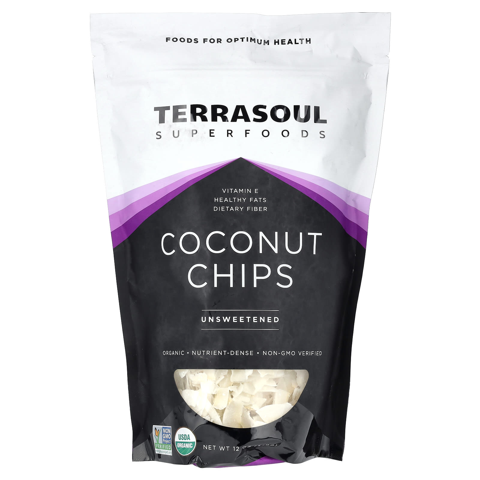 Terrasoul Superfoods кокосовые чипсы без подсластителей 340 г 12 унций 2190₽
