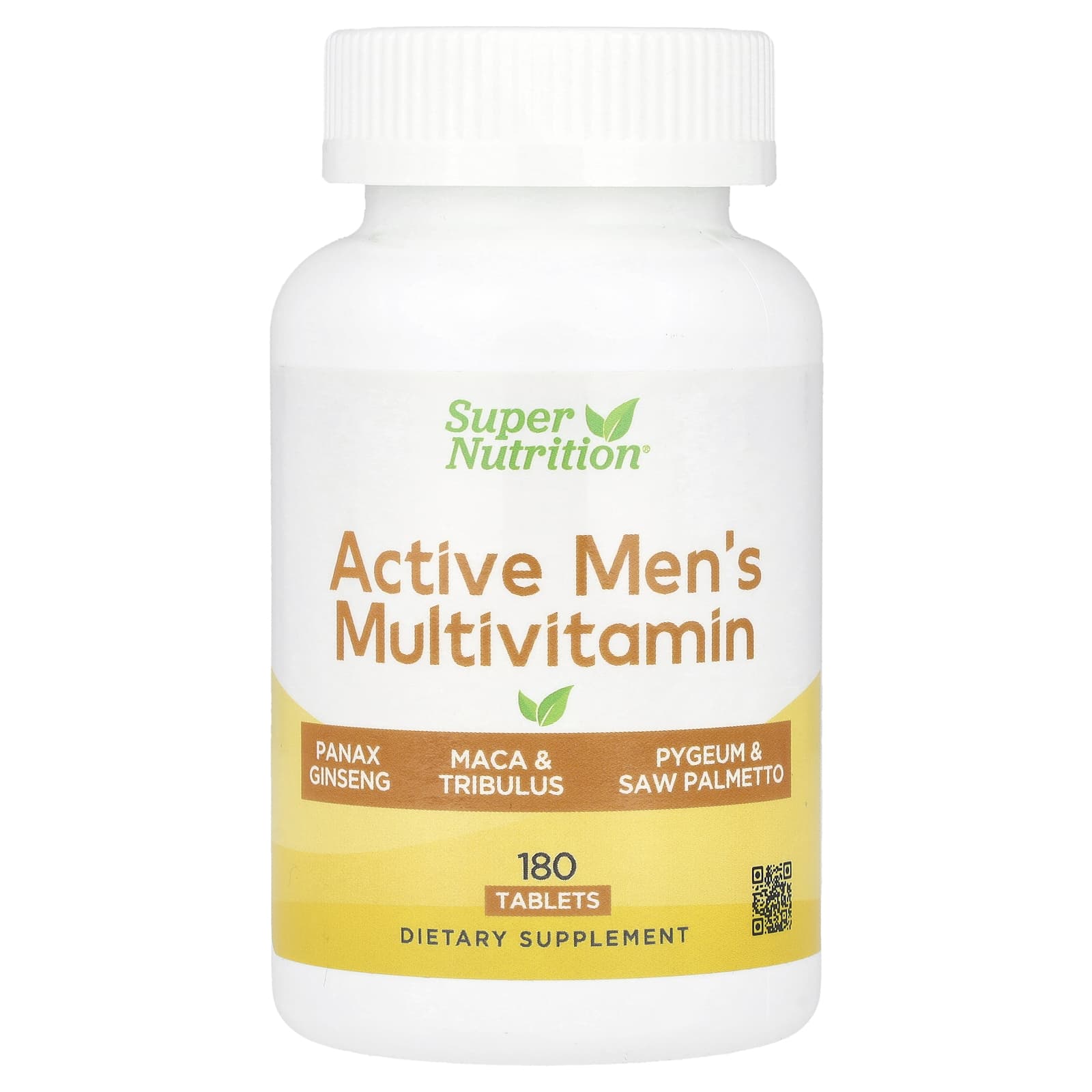 Super Nutrition, Active Men's Multivitamin, 180 Tablets