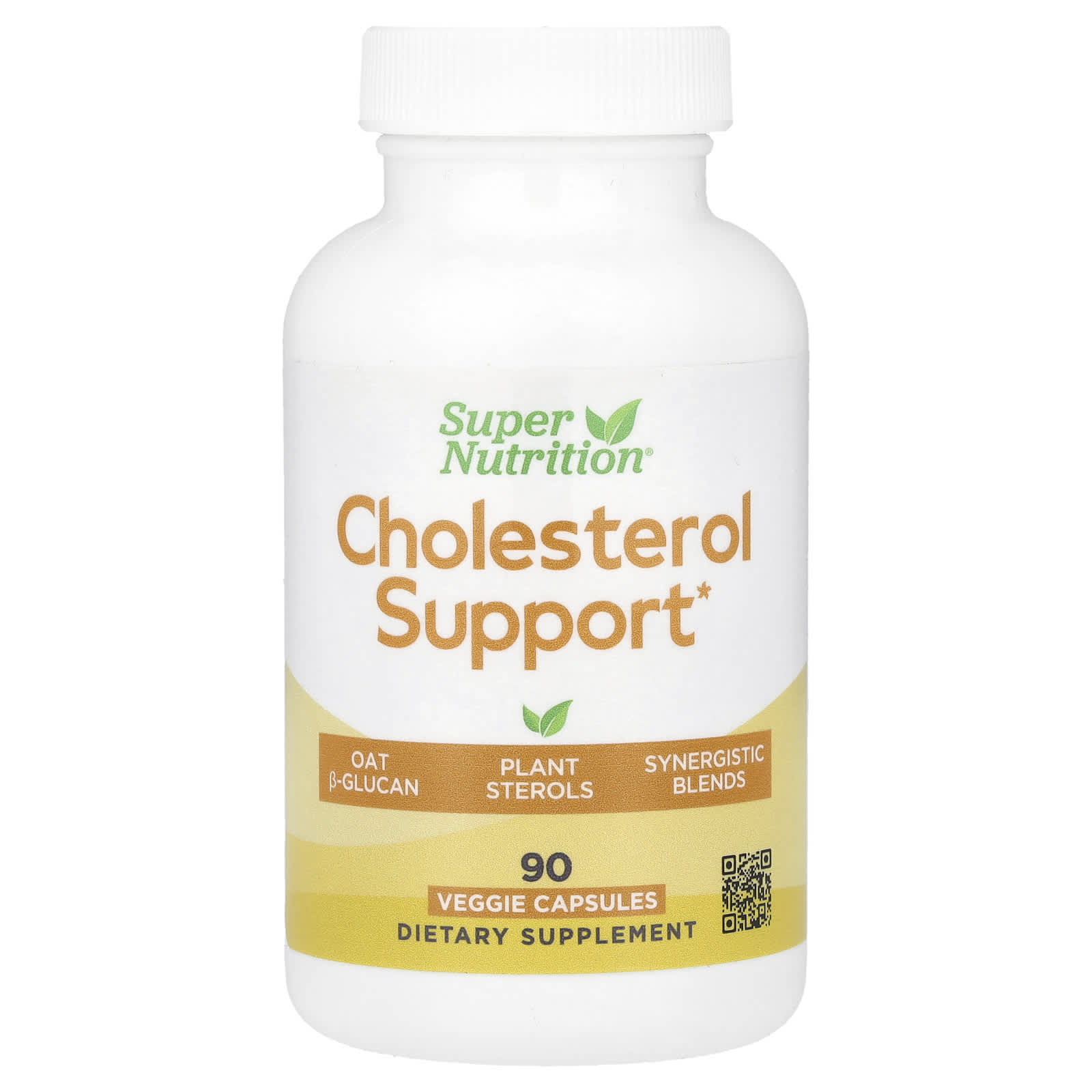 Super Nutrition, Cholesterol Support`` 90 растительных капсул