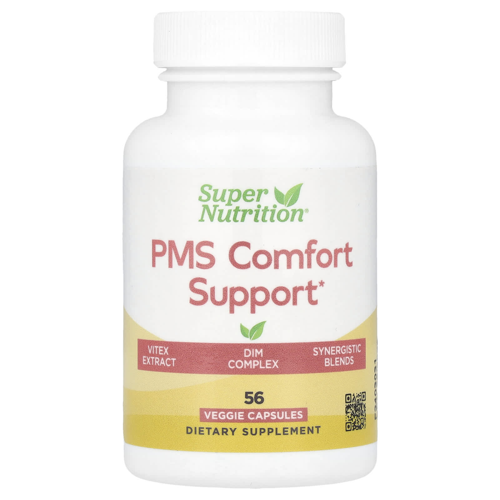 Super Nutrition, PMS Comfort Support, 56 растительных капсул