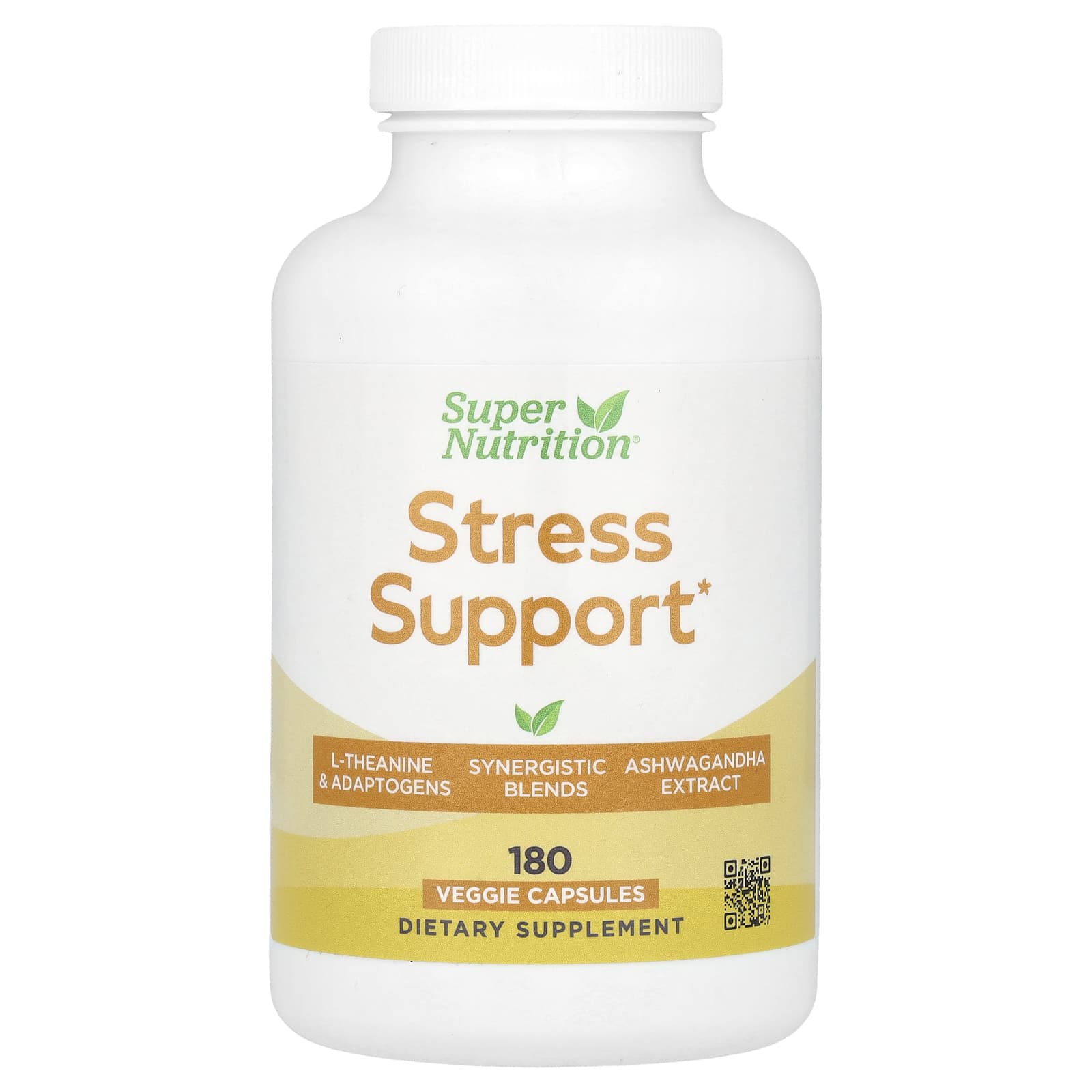 Super Nutrition, Stress Support`` 180 растительных капсул