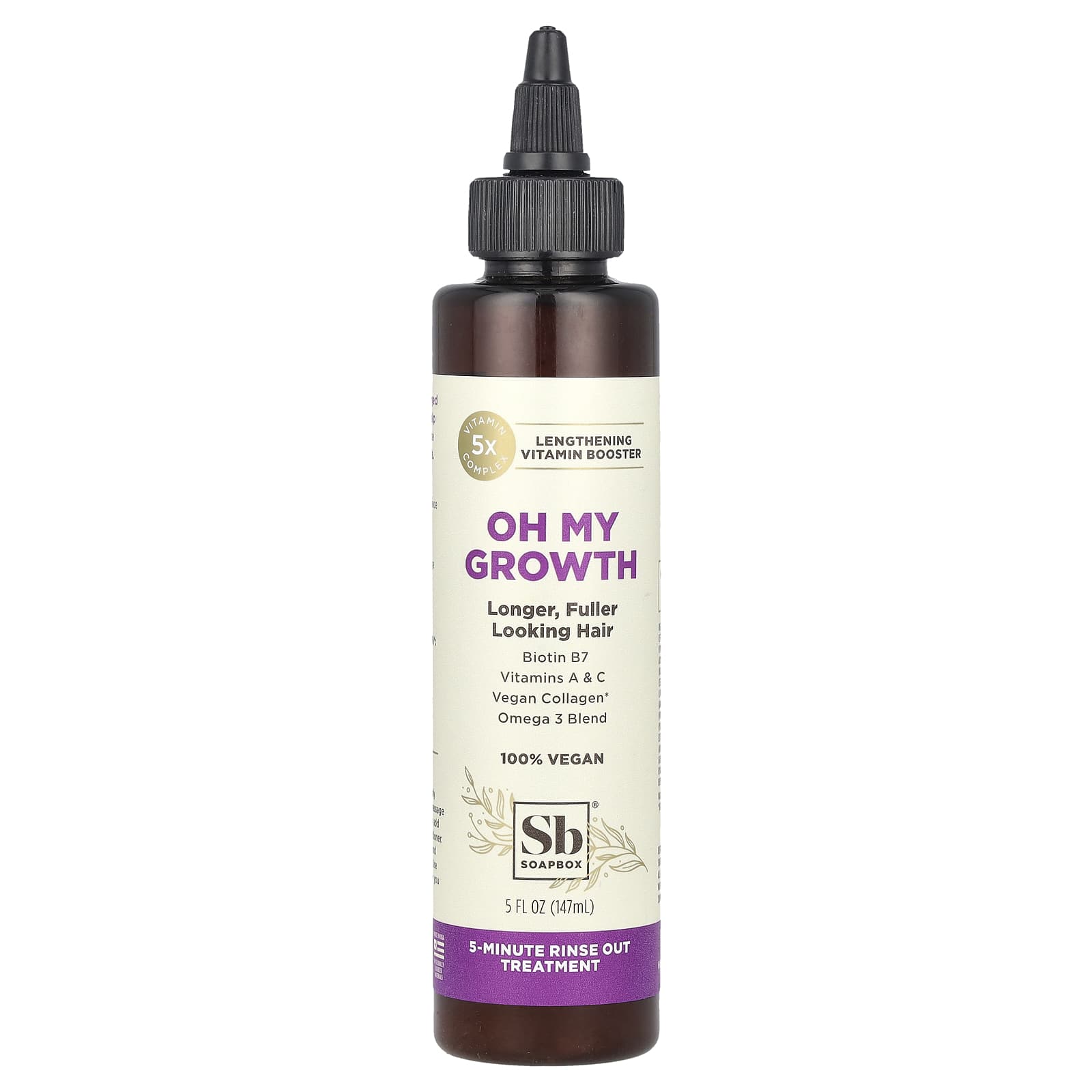 Soapbox, Oh My Growth, Lengthening Vitamin Booster, 5 fl oz (147 ml)