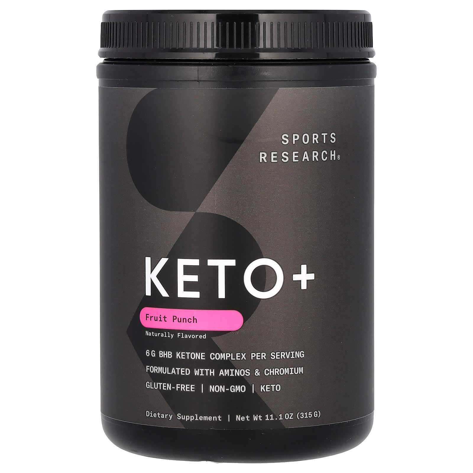 Sports Research Keto Plus фруктовый пунш 315 г 111 унции 9390₽