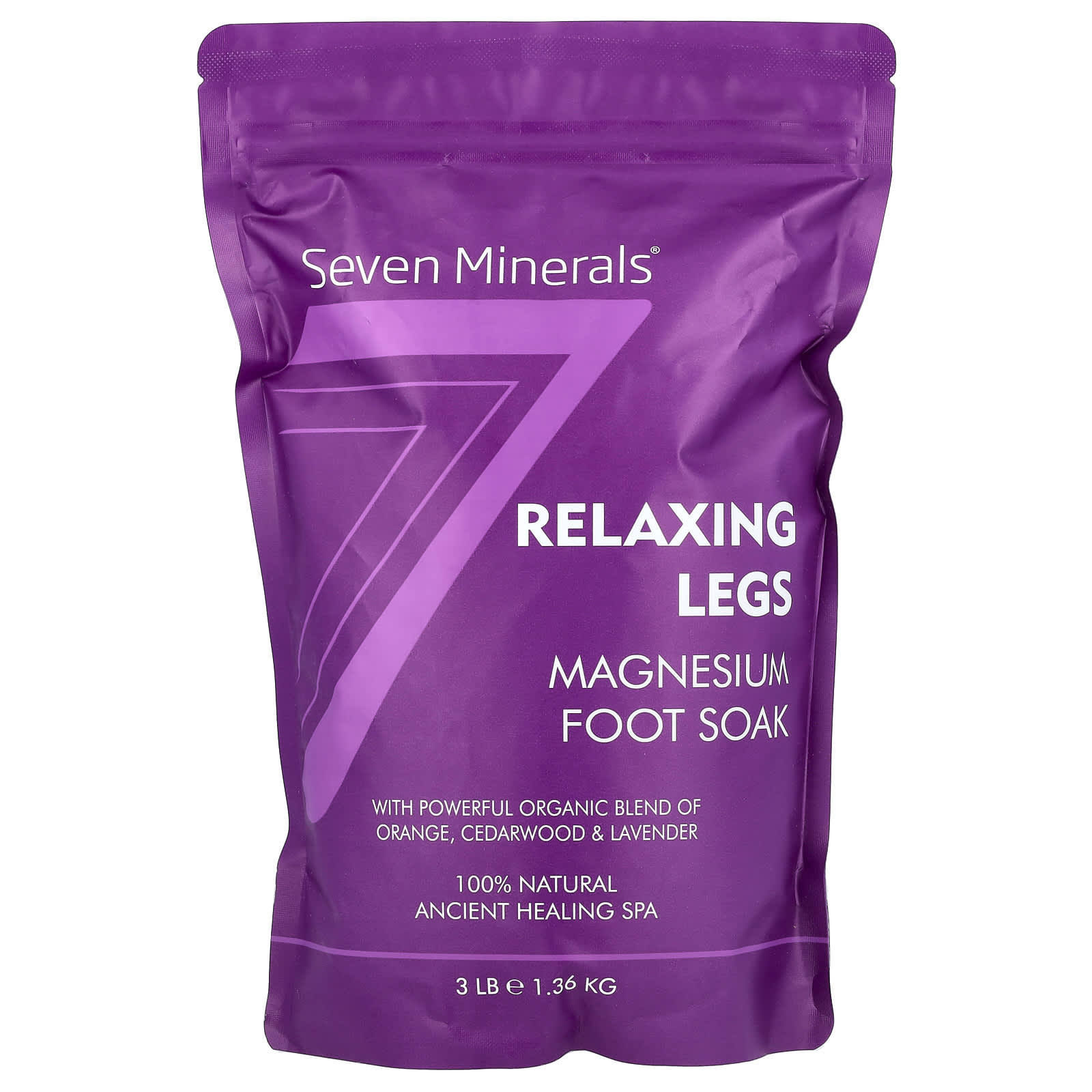 Seven Minerals Relaxing Legs средство для ног с магнием апельсин кедр и лаванда 136 кг 3 фунта 3890₽