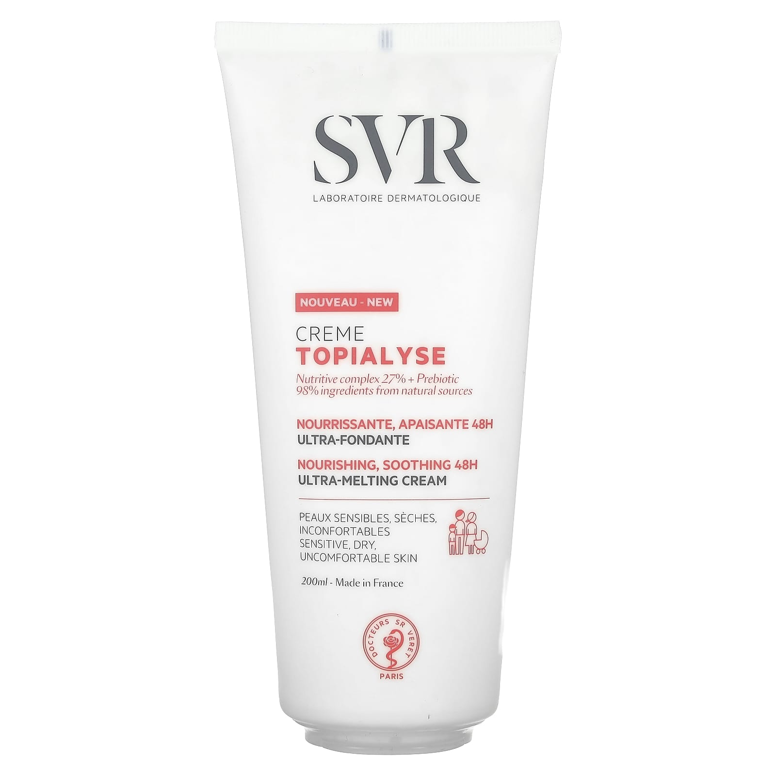 SVR, Topialyse, крем, 200 мл (6,8 жидк. унции)